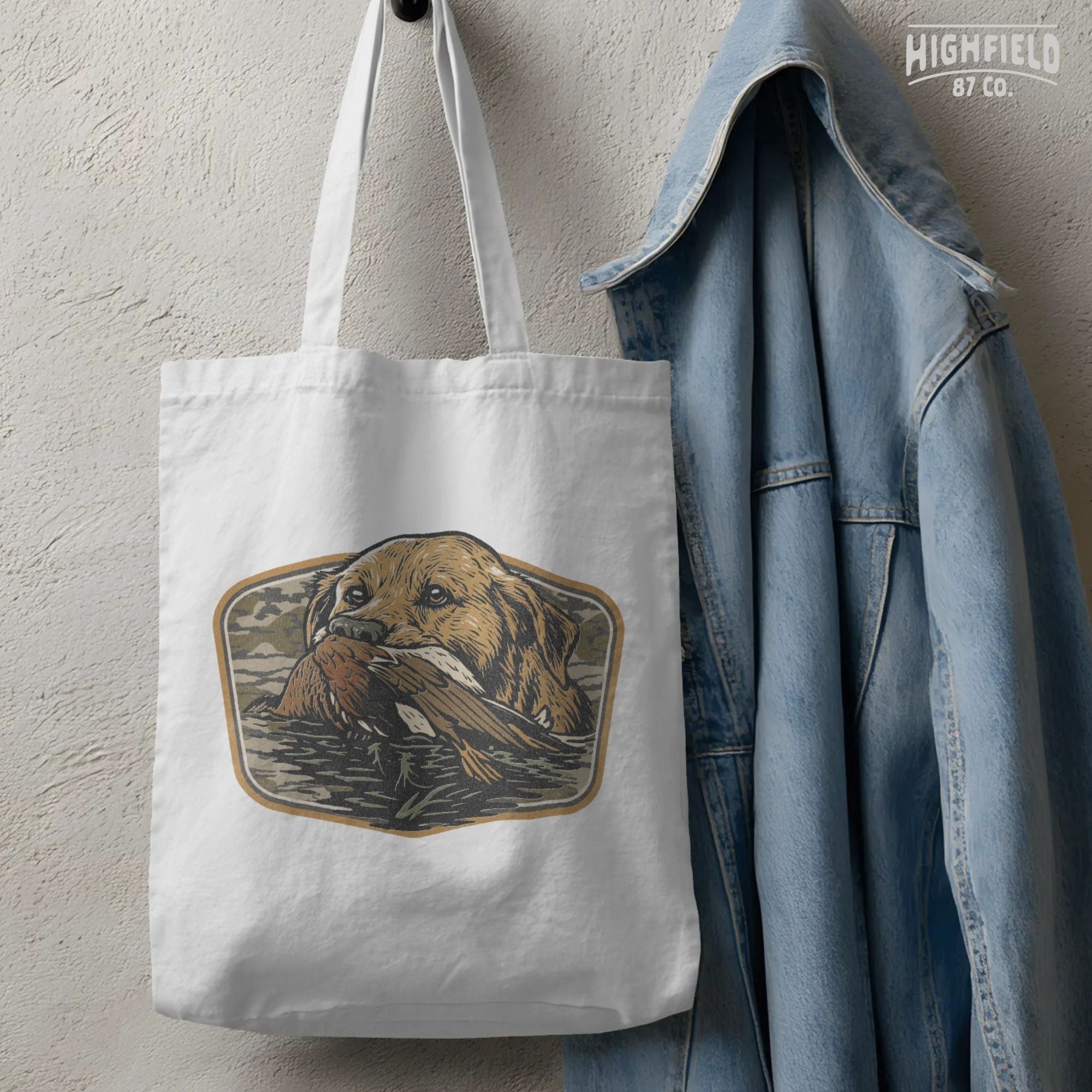 Camo Duck Hunting Dog PNG | Retriever Labrador Clipart with Duck in Water | Waterfowl Season Digital Download for Shirt Design