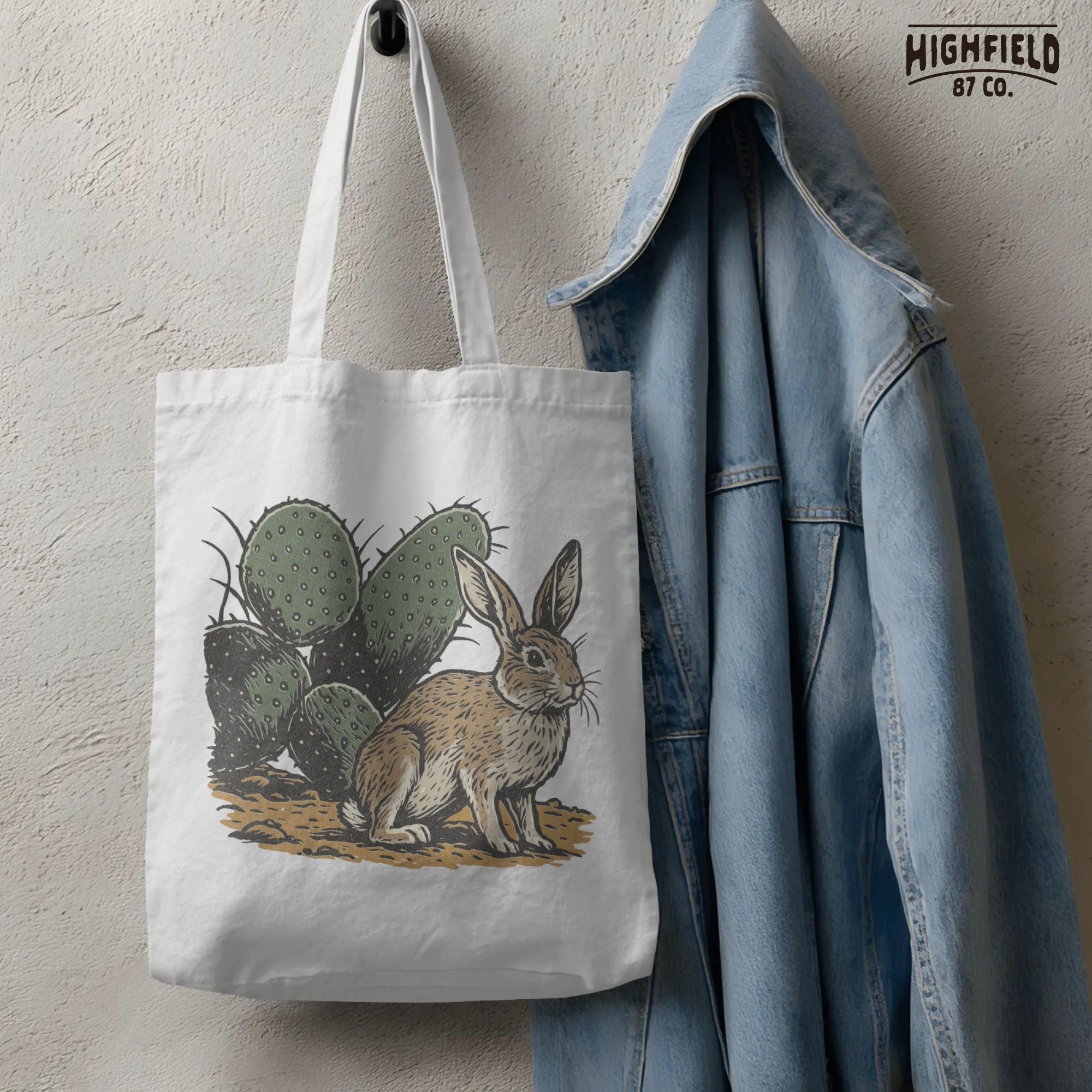 Jackrabbit PNG Vintage Wildlife Illustration, Desert Rabbit Clipart, Southwestern Animal Digital Download