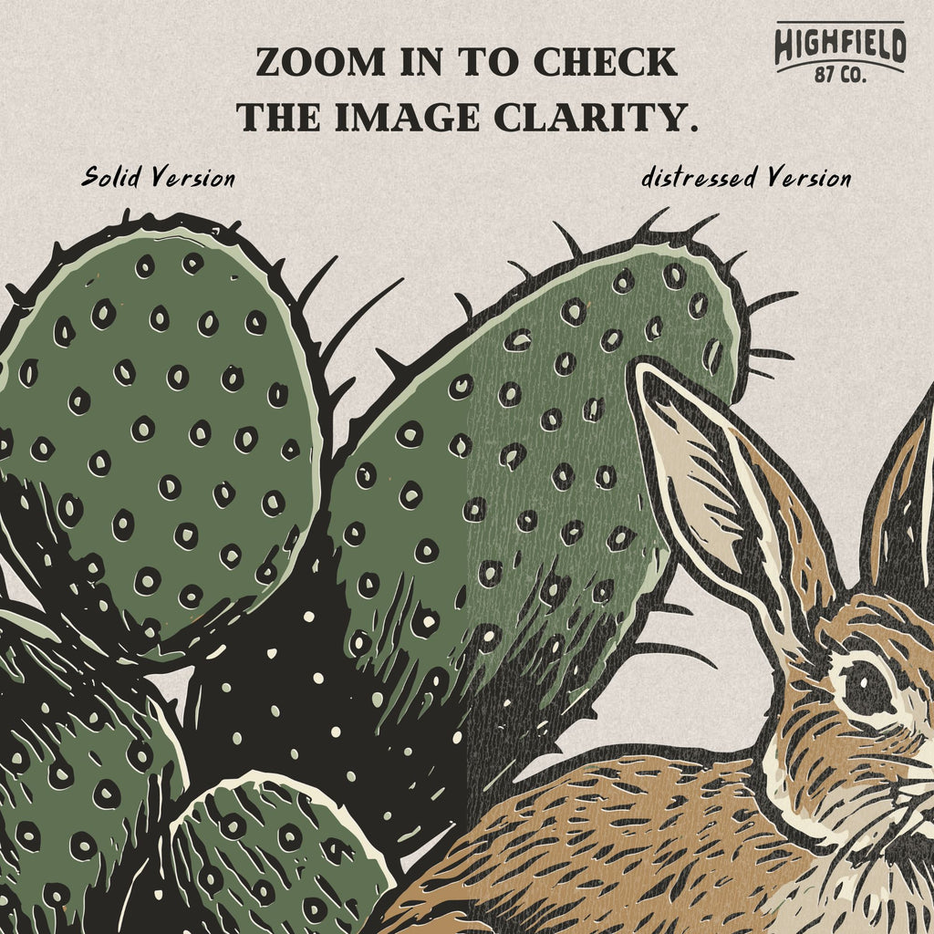 Jackrabbit PNG Vintage Wildlife Illustration, Desert Rabbit Clipart, Southwestern Animal Digital Download