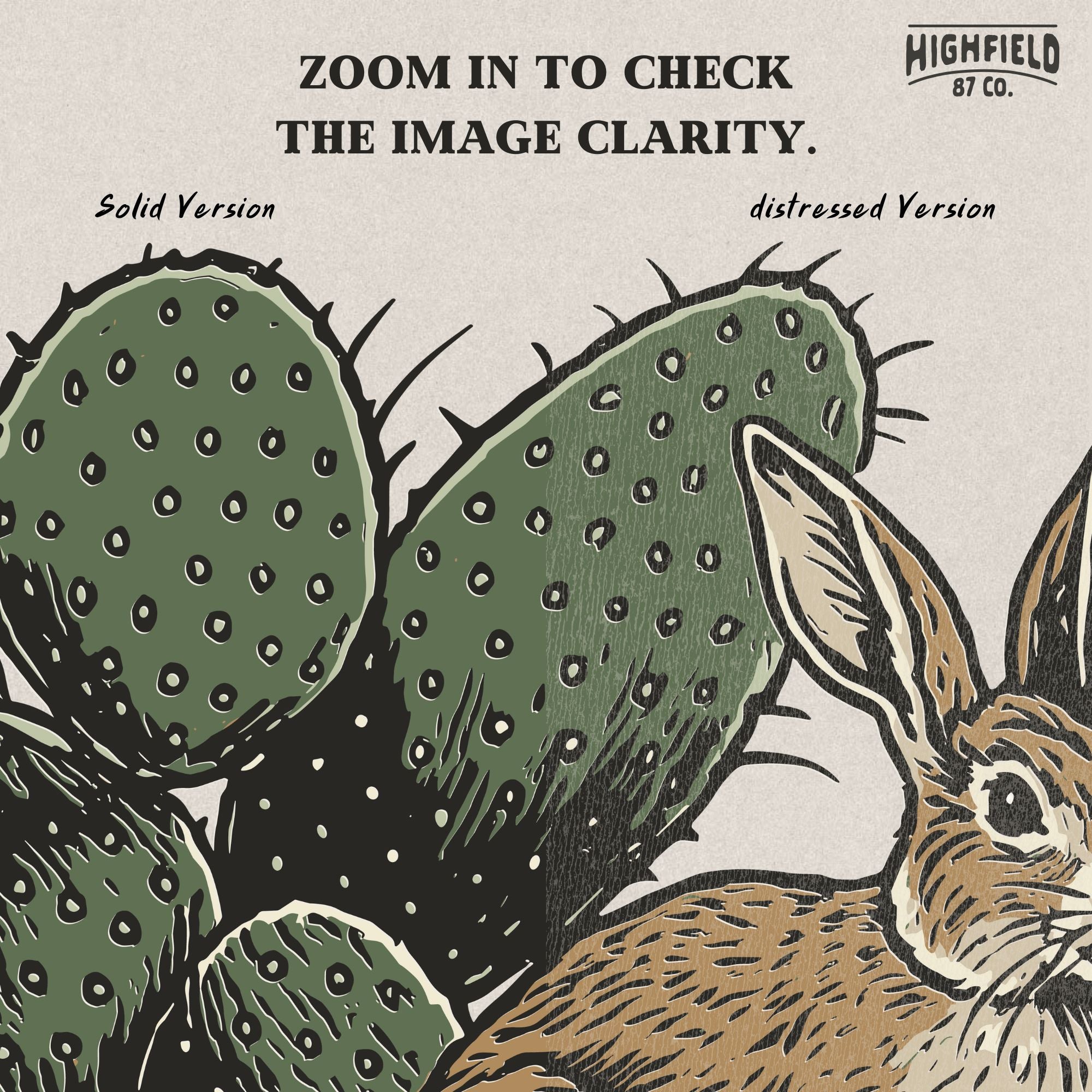 Jackrabbit PNG Vintage Wildlife Illustration, Desert Rabbit Clipart, Southwestern Animal Digital Download