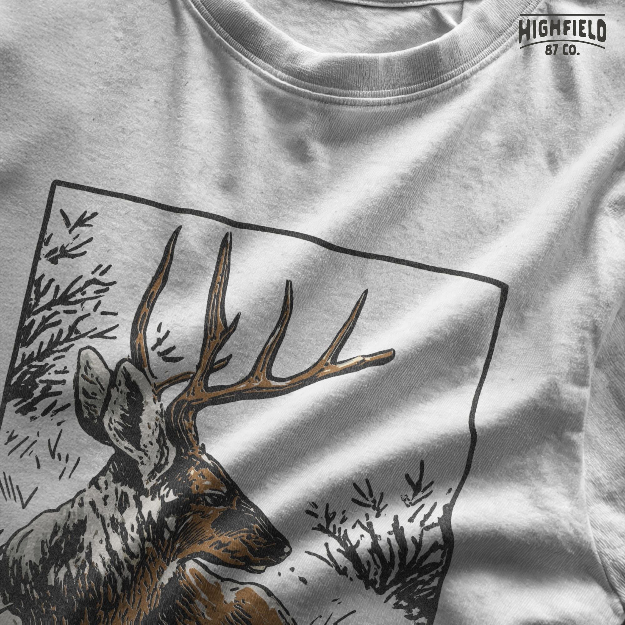 Mule Deer PNG for Winter Hunting Season | Rut Buck Clipart for Hunting Shirt Design | Mule Deer Antler Digital Download