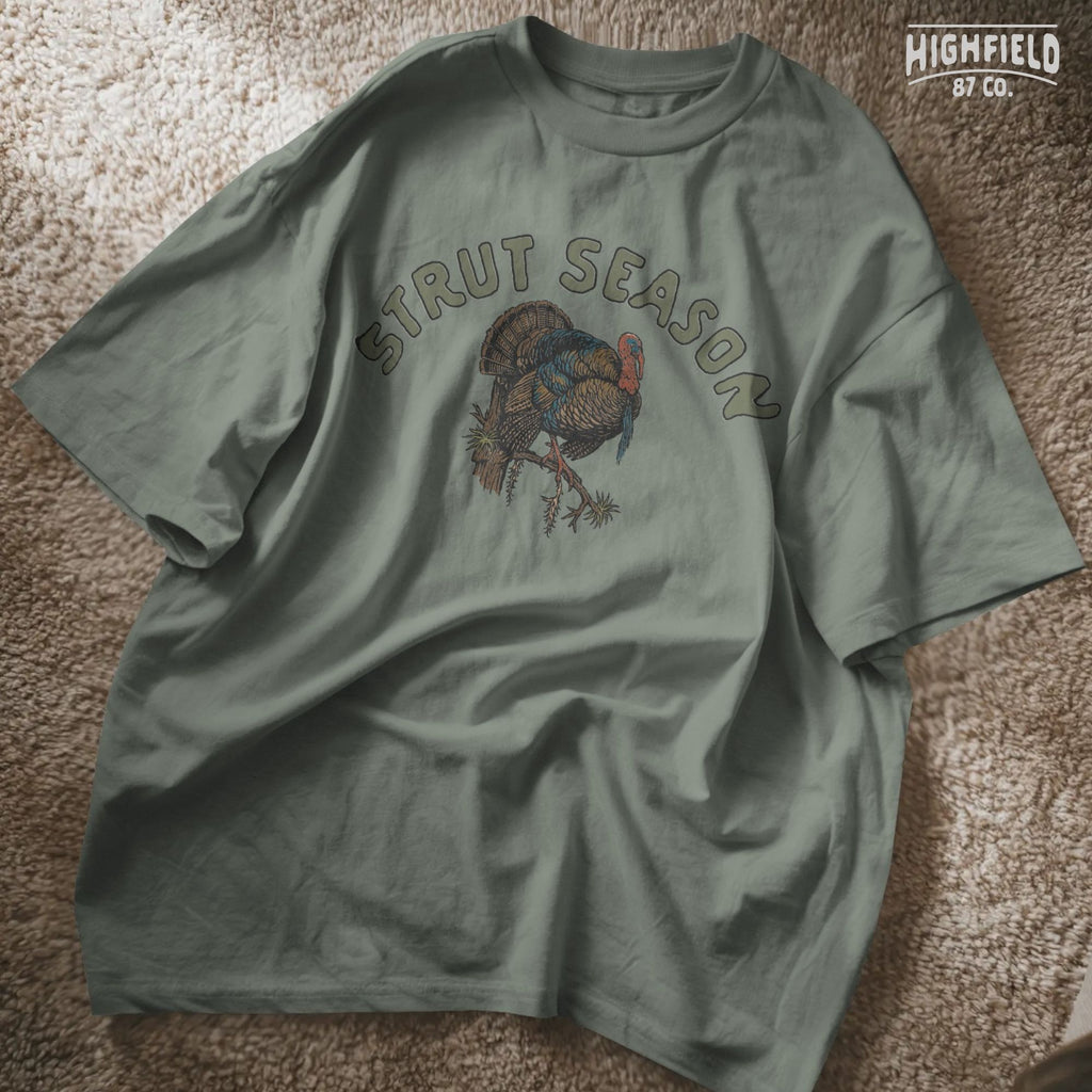Strut Season Turkey Hunting PNG | Gobbler Clipart for Spring Turkey Shirt | Digital Download for Strut Season Sublimation Design