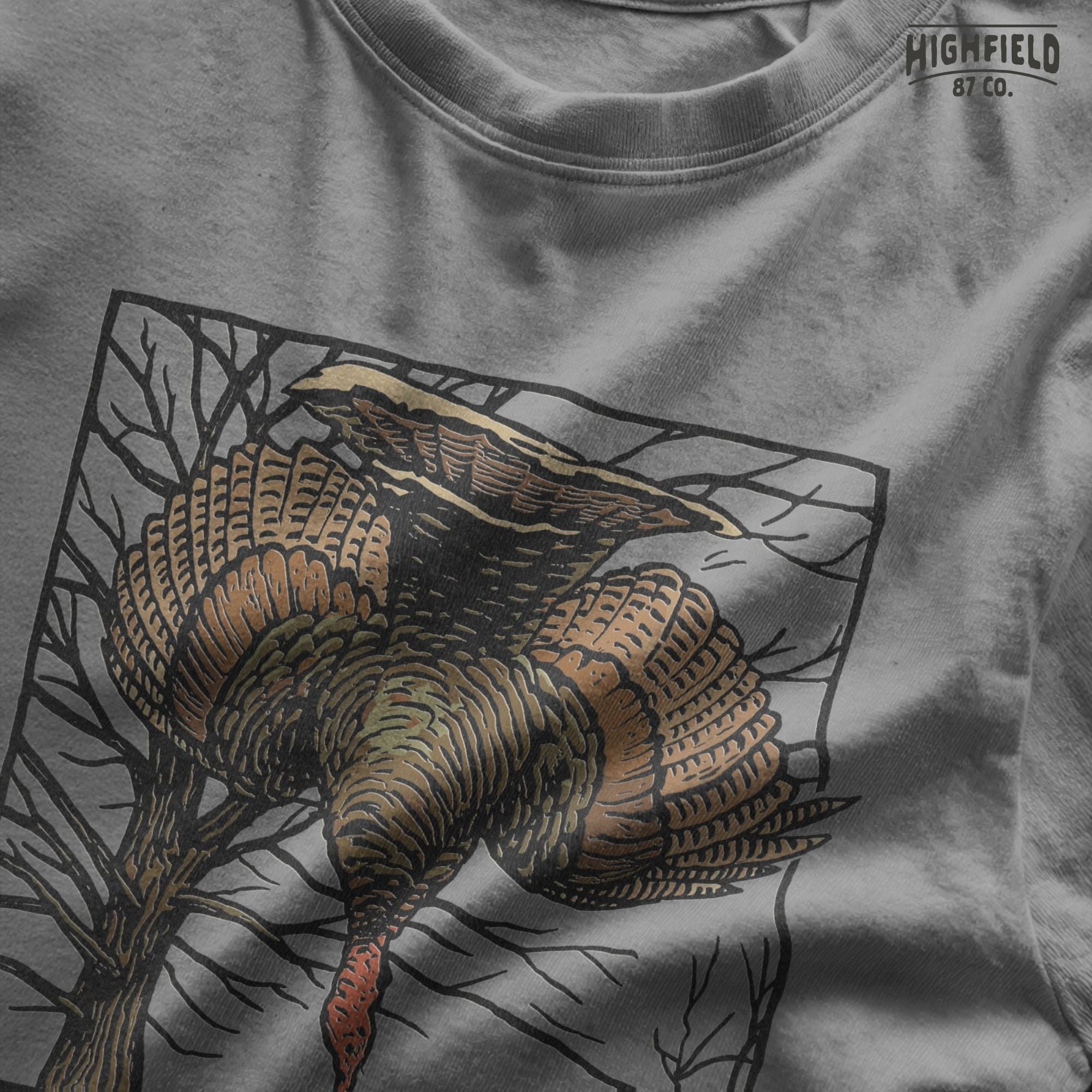 Wild Turkey Hunting PNG | Strutting Tom Clipart for Shirt Design | Digital Download for Spring Turkey Season & Outdoorsman Apparel
