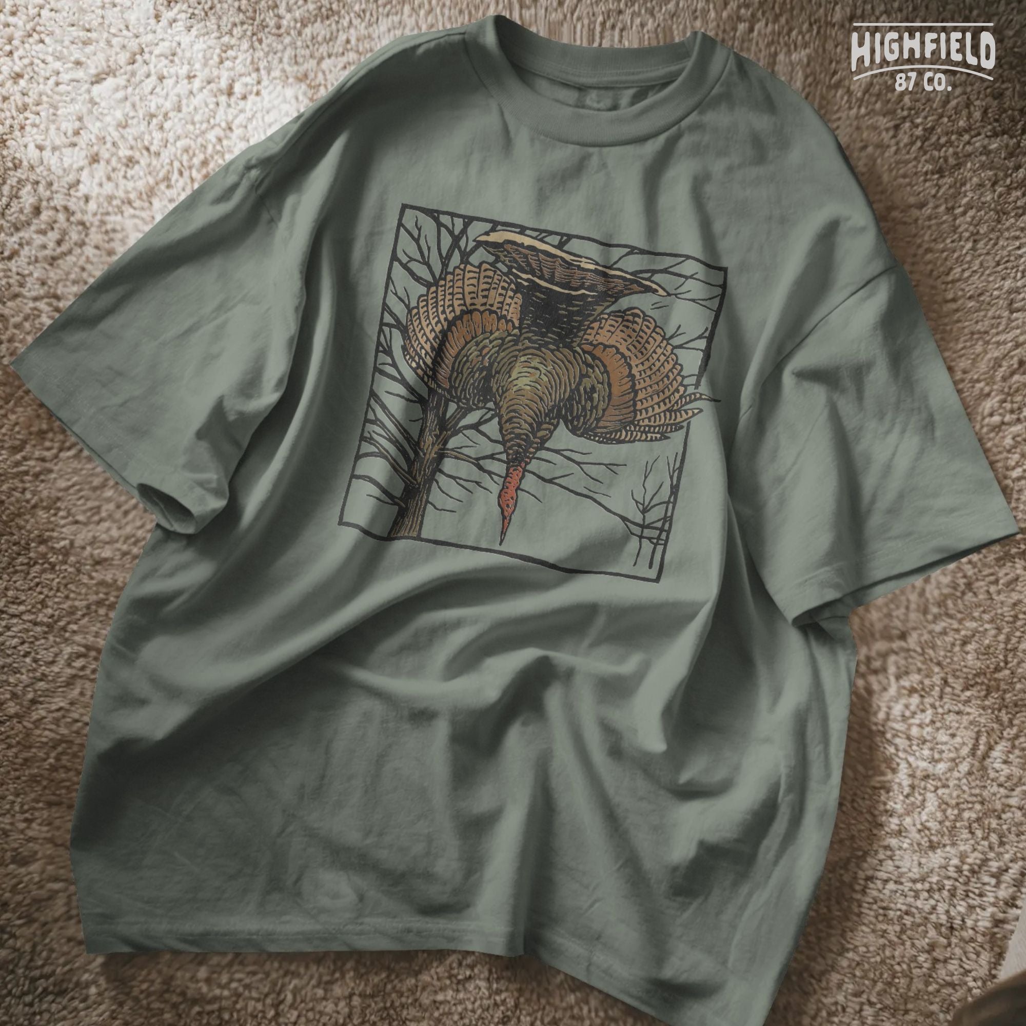 Wild Turkey Hunting PNG | Strutting Tom Clipart for Shirt Design | Digital Download for Spring Turkey Season & Outdoorsman Apparel