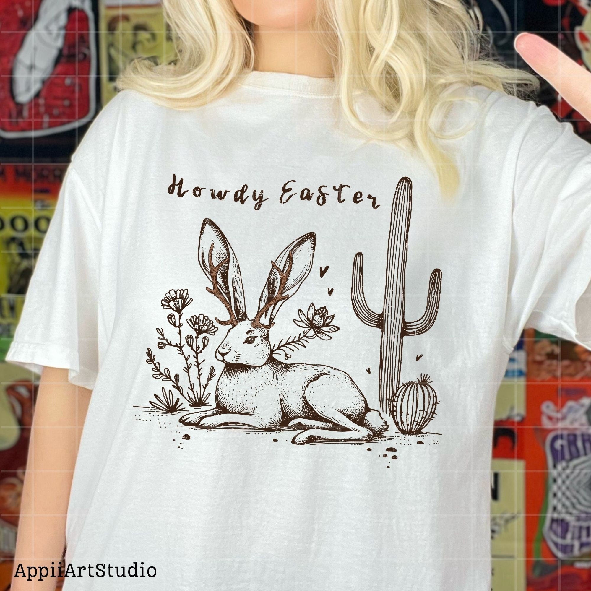 Western Easter Bunny Boy Png, Howdy Easter Png, Western Sublimation Png, Western Shirt Png, Easter Bunny Png, Easter Png,Western Transparent