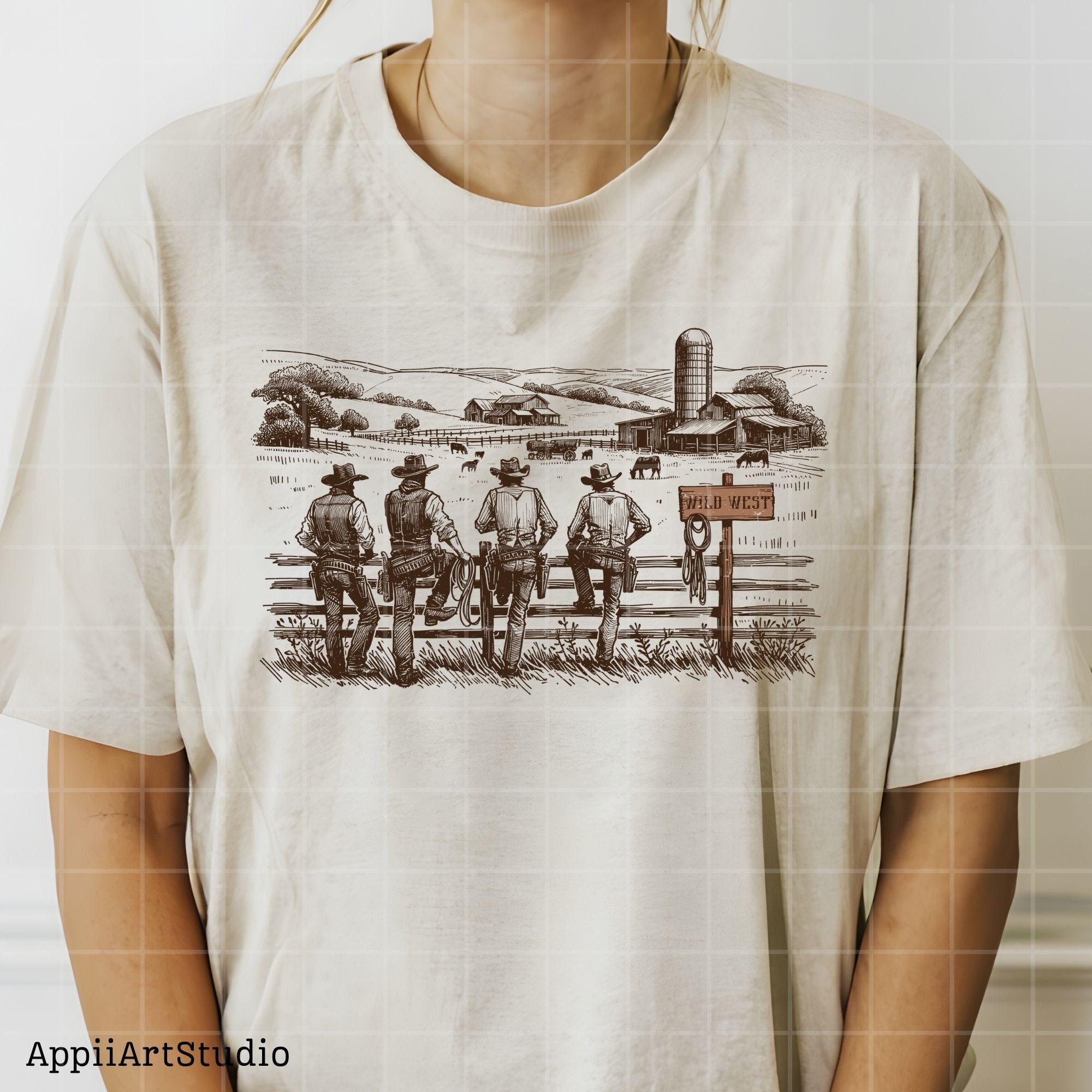 Western Cowboys Png, Rodeo Png, Country Cowboys Sublimation Design Download, Wild West Png, The End Western Shirt Design,Western Transparent
