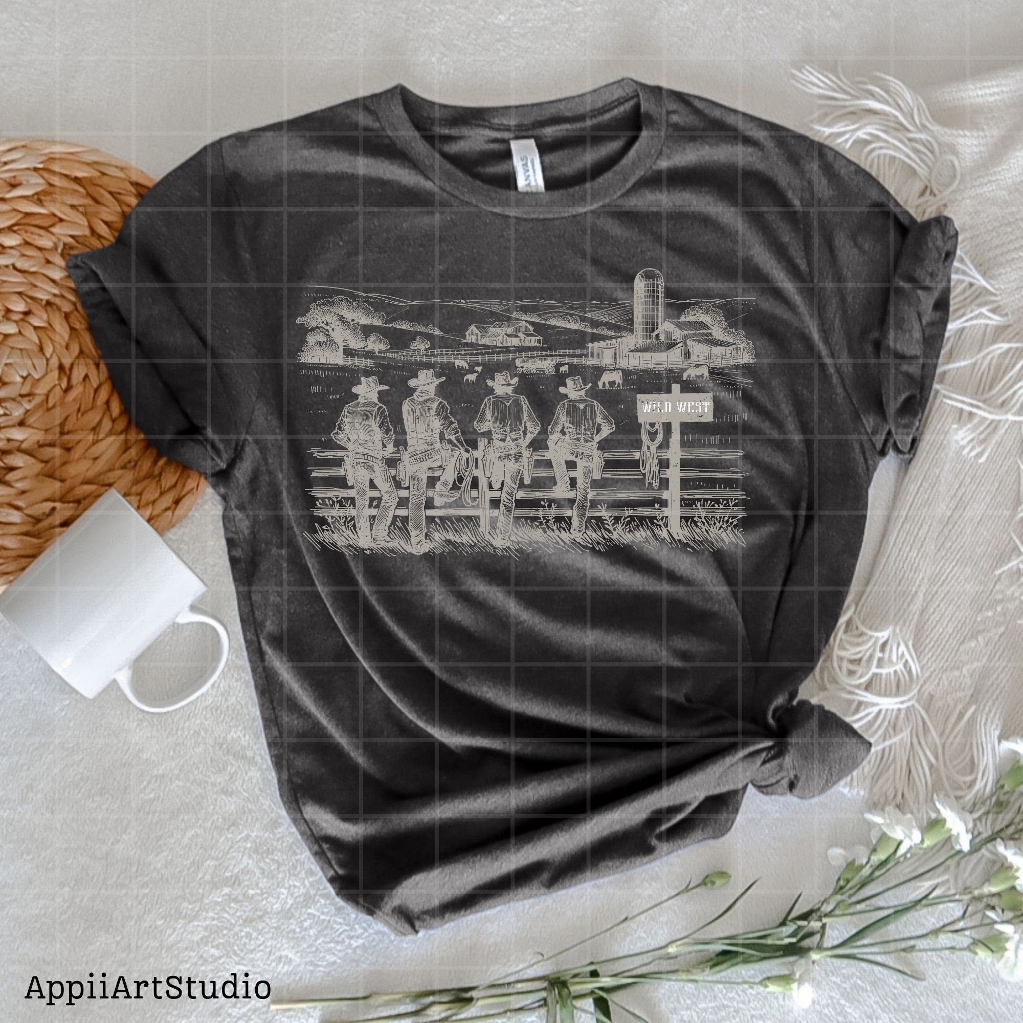 Western Cowboys Png, Rodeo Png, Country Cowboys Sublimation Design Download, Wild West Png, The End Western Shirt Design,Western Transparent