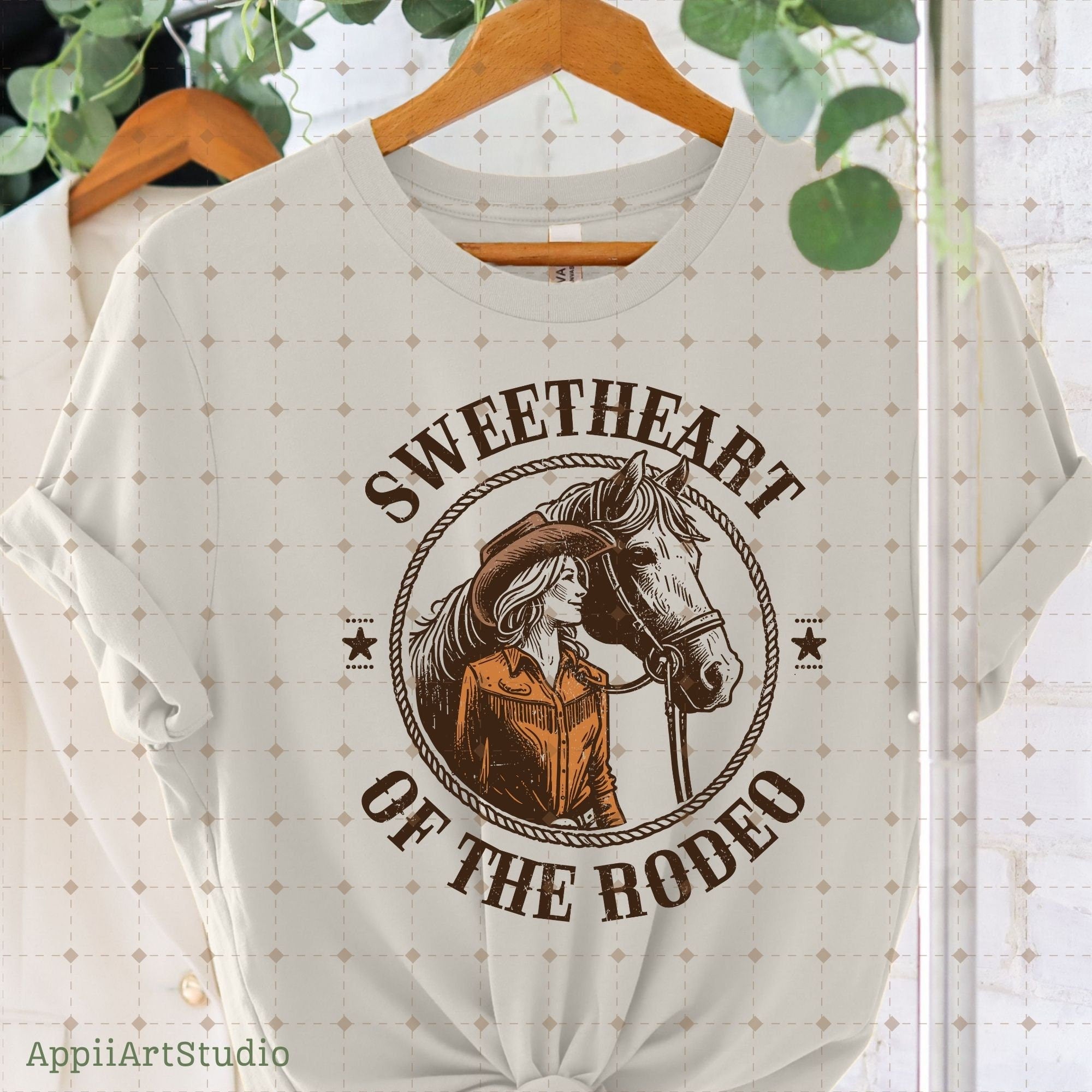 Sweerheart of the Rodeo, Vintage Cowgirl Style, PNG Sublimations, Western Sublimations, Designs Downloads, Cowboy Shirt Design
