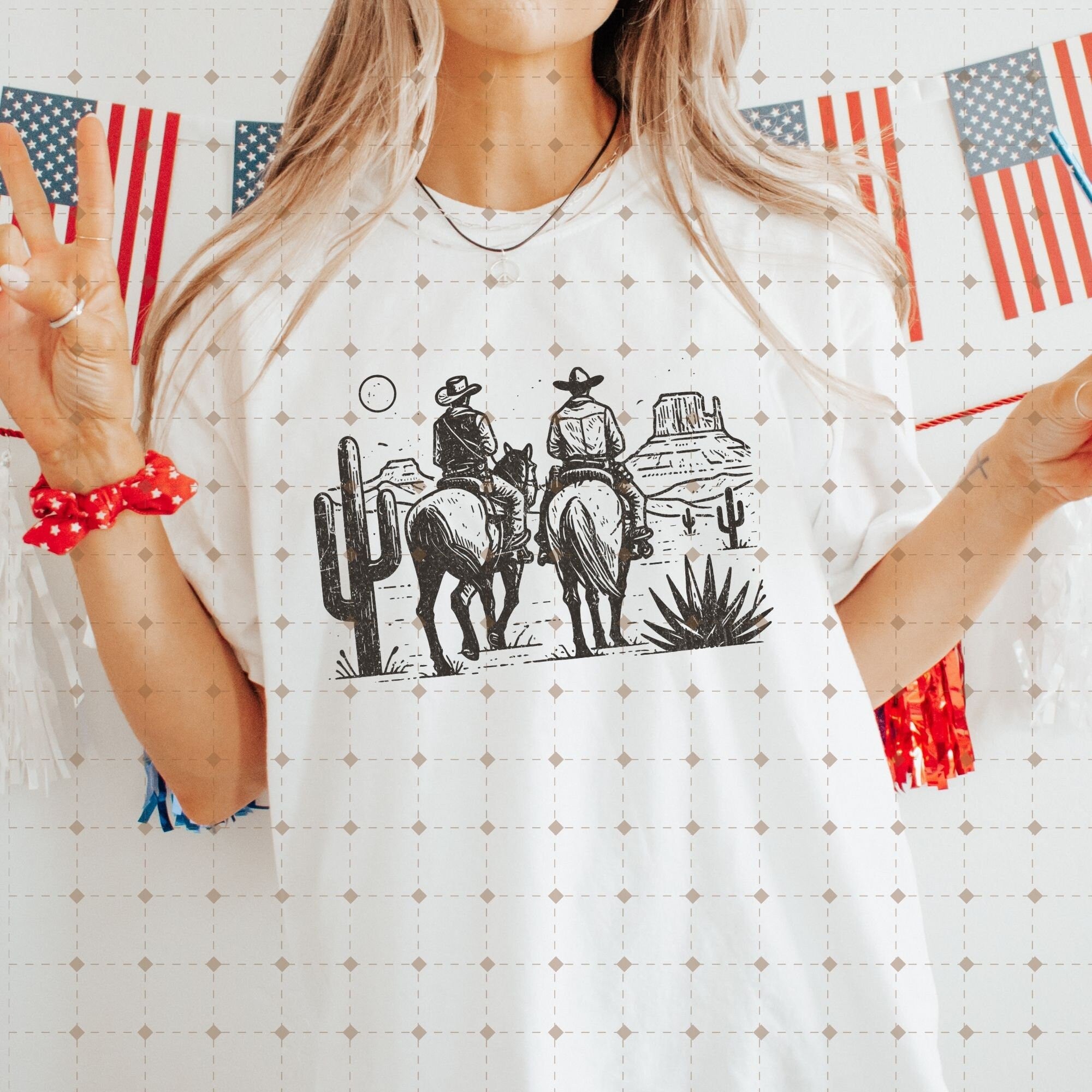 Western Cowboys PNG, Western Dust Cactus, Transparent Country Cowboys, Sublimation Design Download, Rodeo Cowboy, Wild West PNG