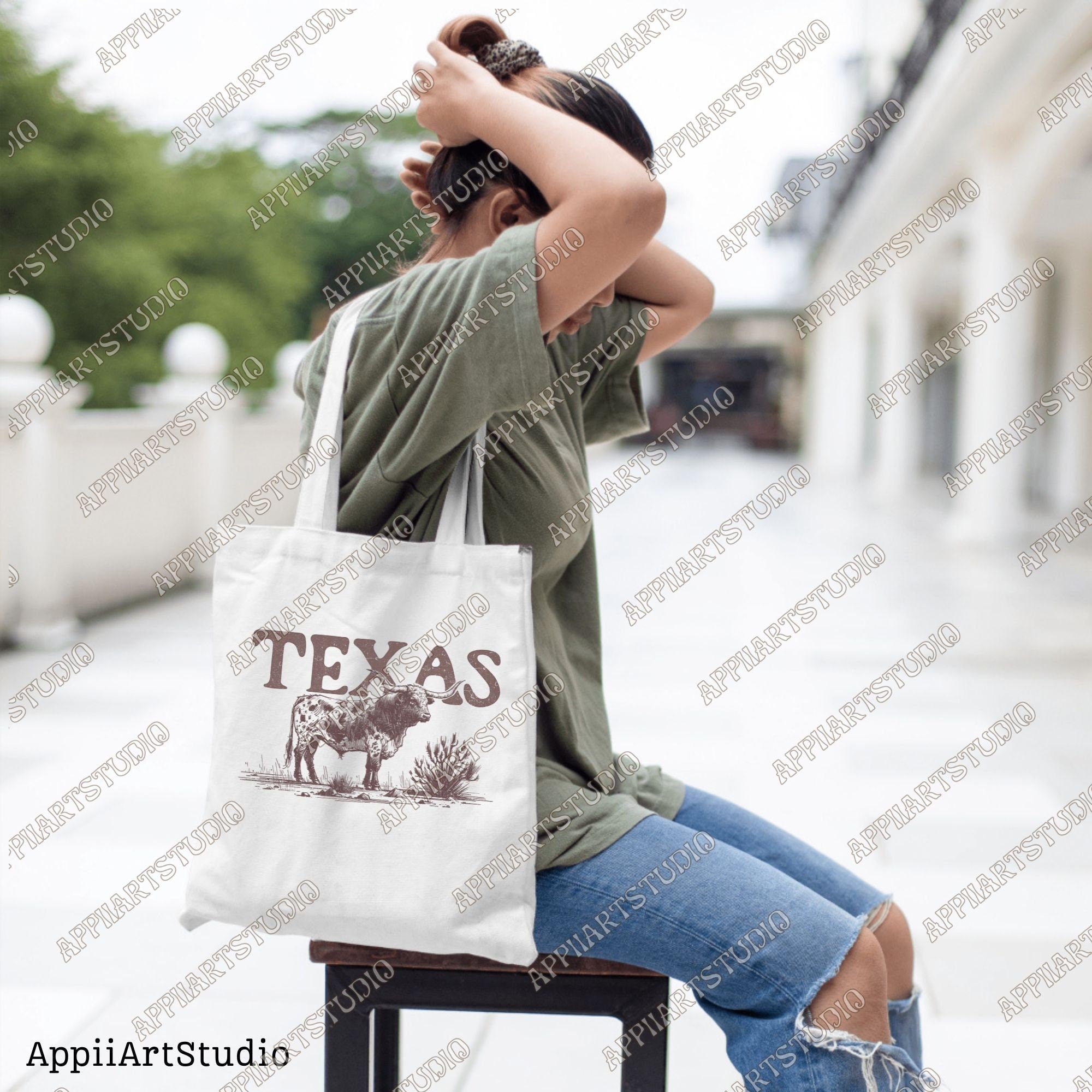 Texas Longhorn T-Shirt Design, Rustic Western PNG, Western Shirt Design PNG, Western PNG,Vintage Style Png,Western Design,Desert Western Png