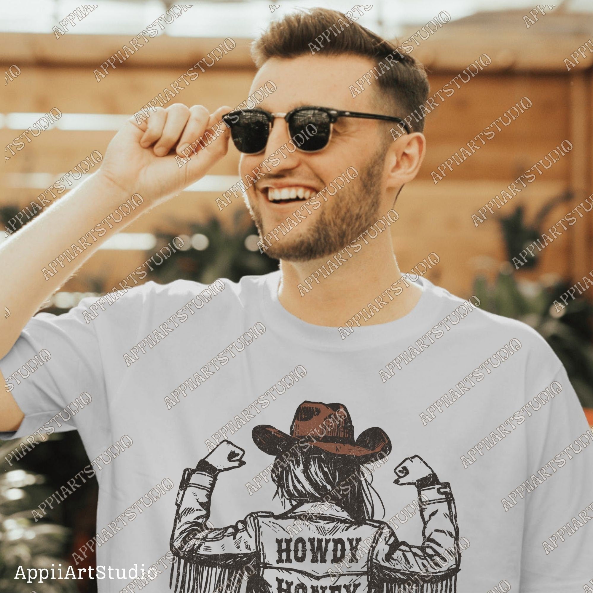 Western Cowgirl Howdy Honey Png, Rustic Cowgirl png, Vintage Fringe Jacket PNG, Western PNG, Vintage Style PNG, Southern Western Design Png