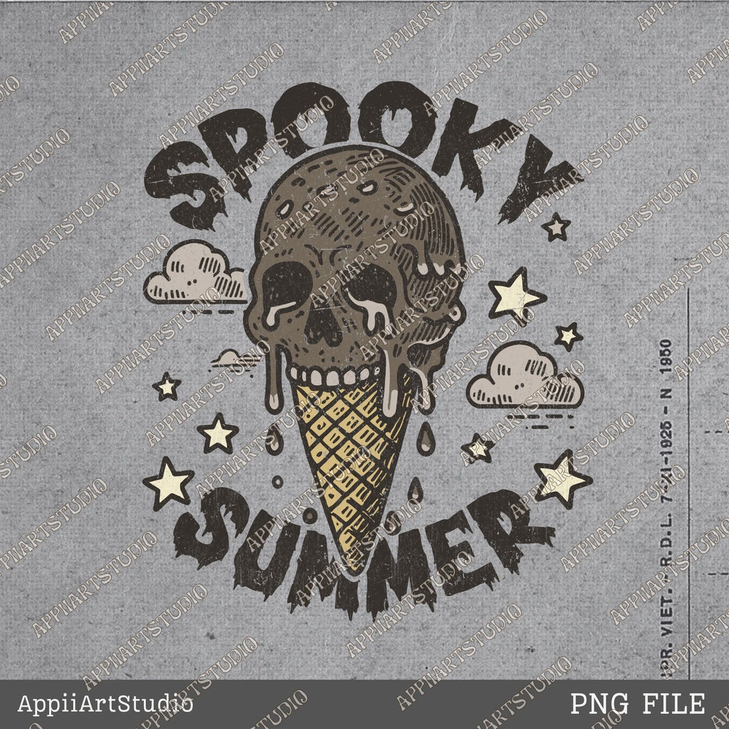 Skeleton with icecream Png, Spooky Summer Png, Summer Vibes Skeleton, Funny Skeleton Beach Png, Digital Download, summertime western png