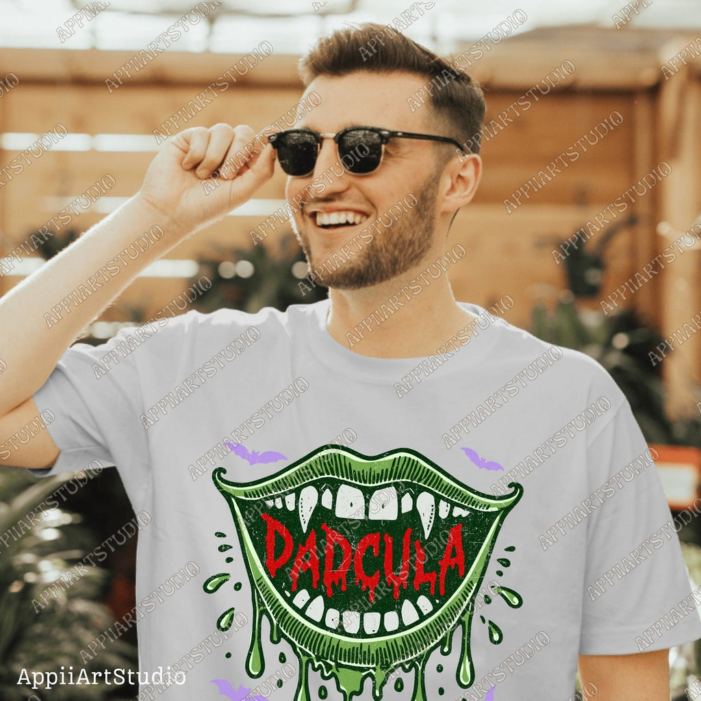 Dadcula Vampire Sexy Lips and Fangs Halloween Transparence Png Halloween For Men Digital Download for DTG Printing DTF Sublimation