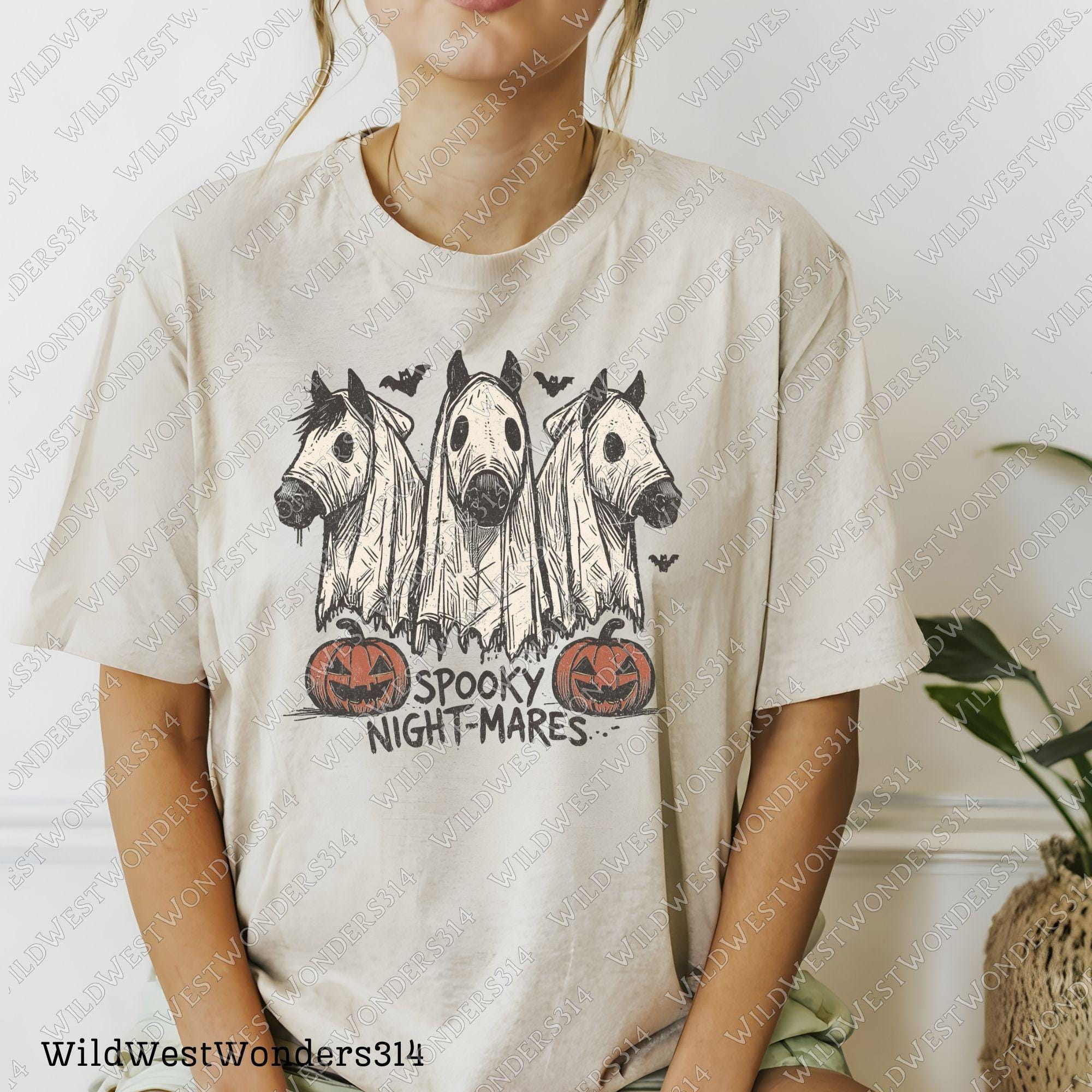Ghost Horses PNG, Halloween Horse Png, Horse Lover Png, Funny Horse Png, Funny Halloween Png, Fall Png, Spooky Season Png, Instant Download