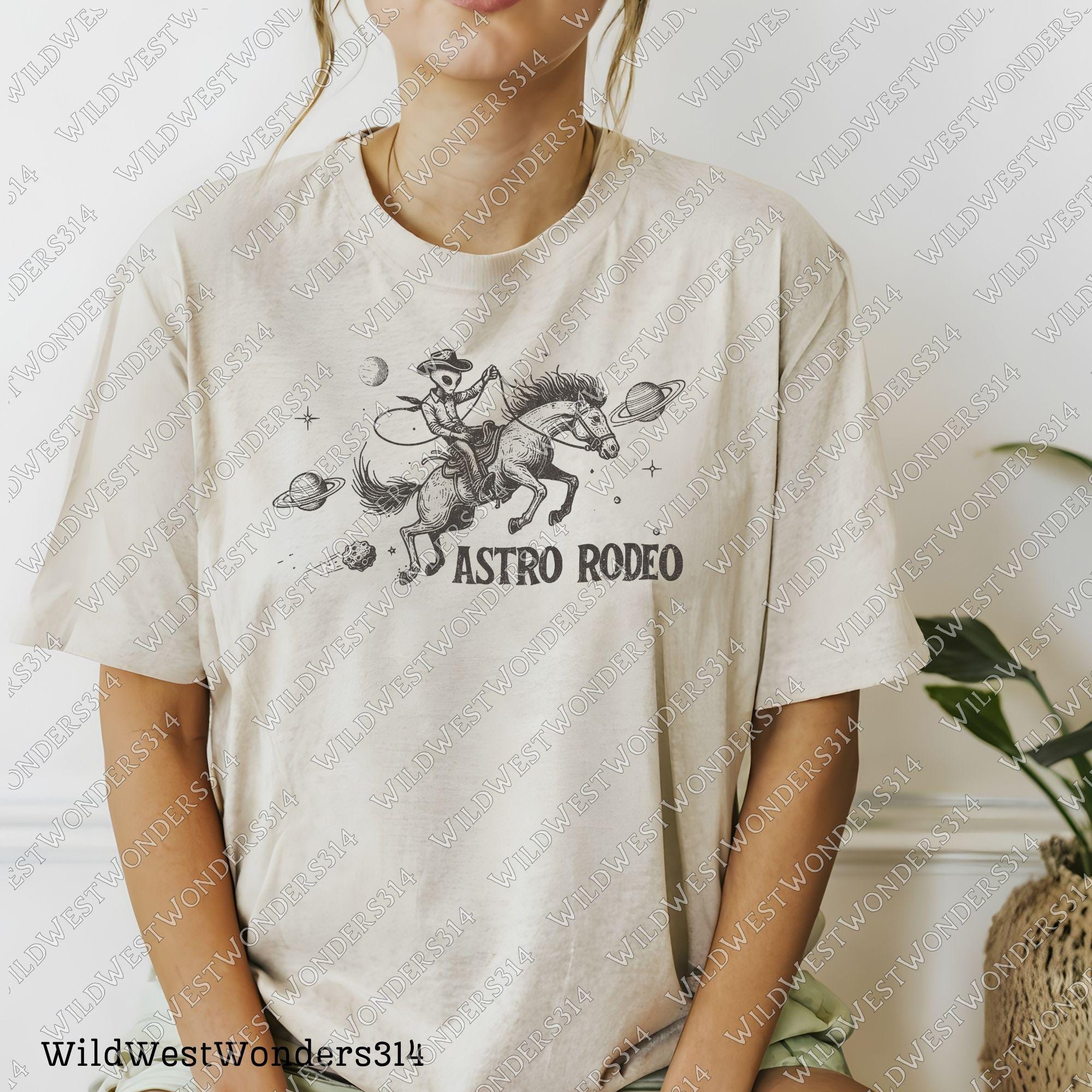 Astro Rodeo, Cowboy Space Western PNG, Alien Cowboy, Cosmic Cowboy, Space Cowboy, Vintage Cosmic Rodeo Png, Retro Cowboy Png, Space Western