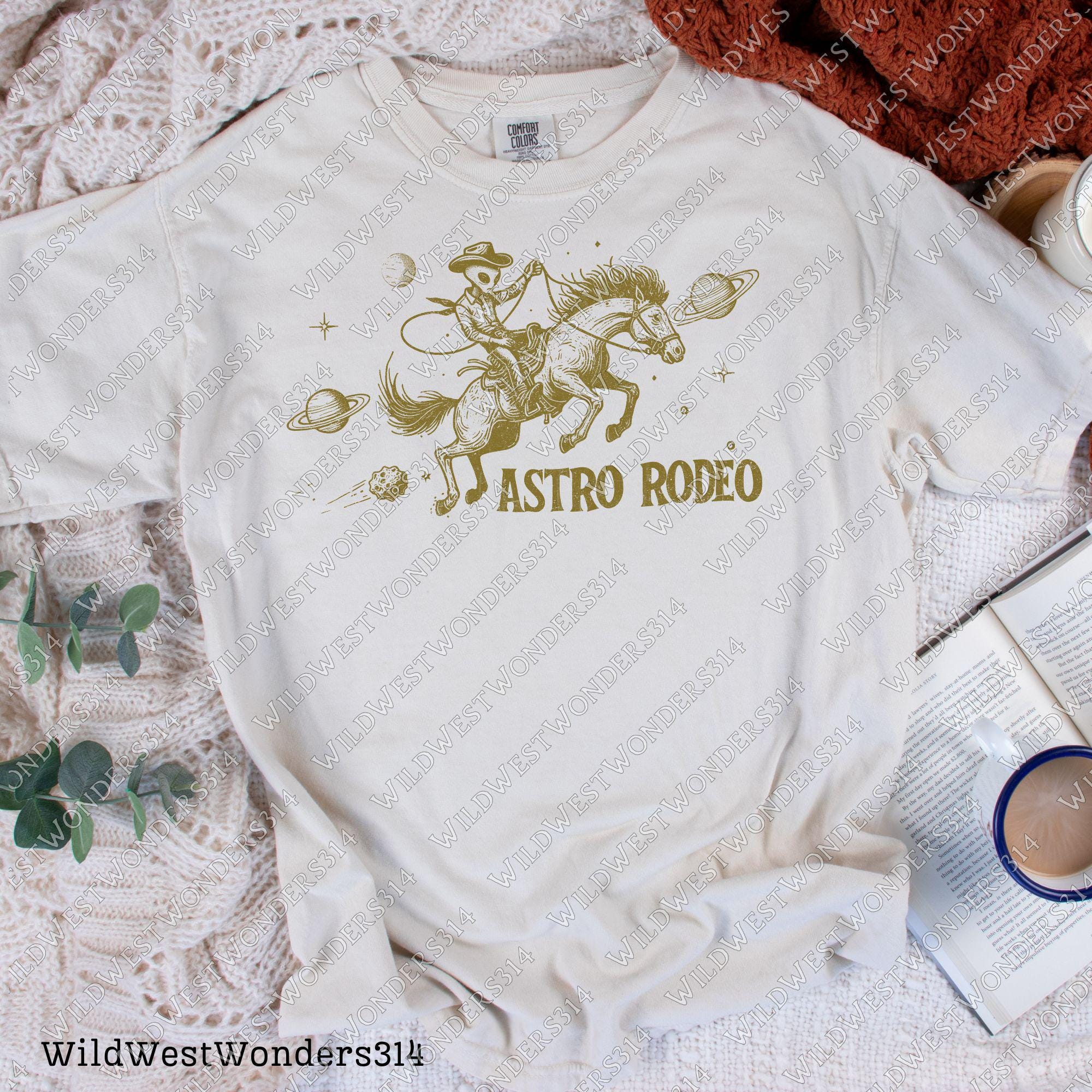 Astro Rodeo, Cowboy Space Western PNG, Alien Cowboy, Cosmic Cowboy, Space Cowboy, Vintage Cosmic Rodeo Png, Retro Cowboy Png, Space Western