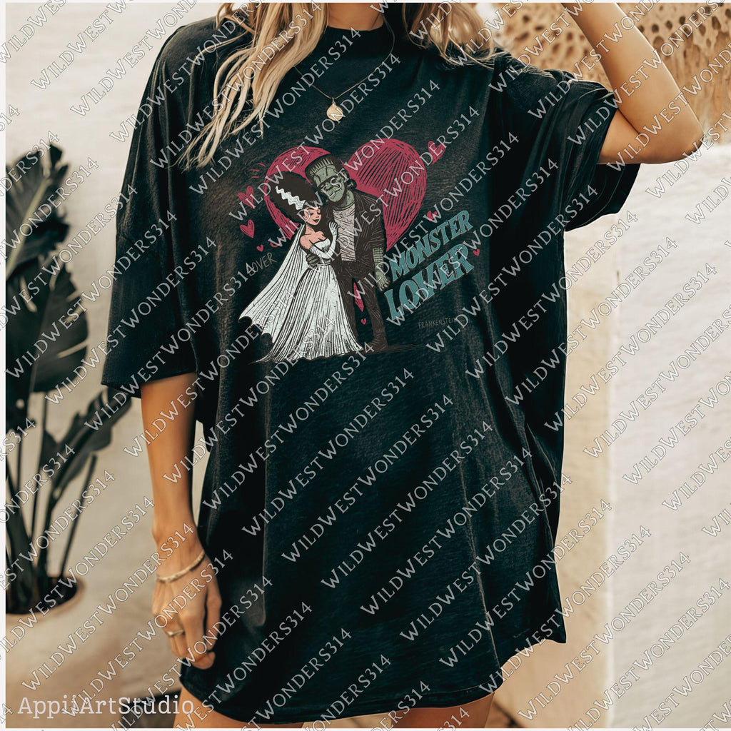 frankenstein Lover Png, Monster Lover png, Vintage Halloween Shirt png, Halloween Horror movie png, Halloween png, Retro halloween png