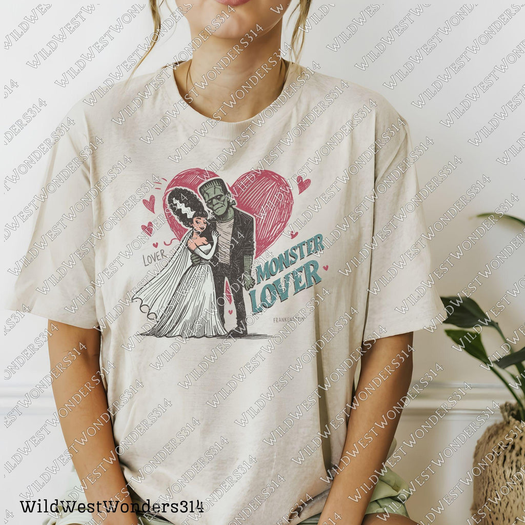 frankenstein Lover Png, Monster Lover png, Vintage Halloween Shirt png, Halloween Horror movie png, Halloween png, Retro halloween png