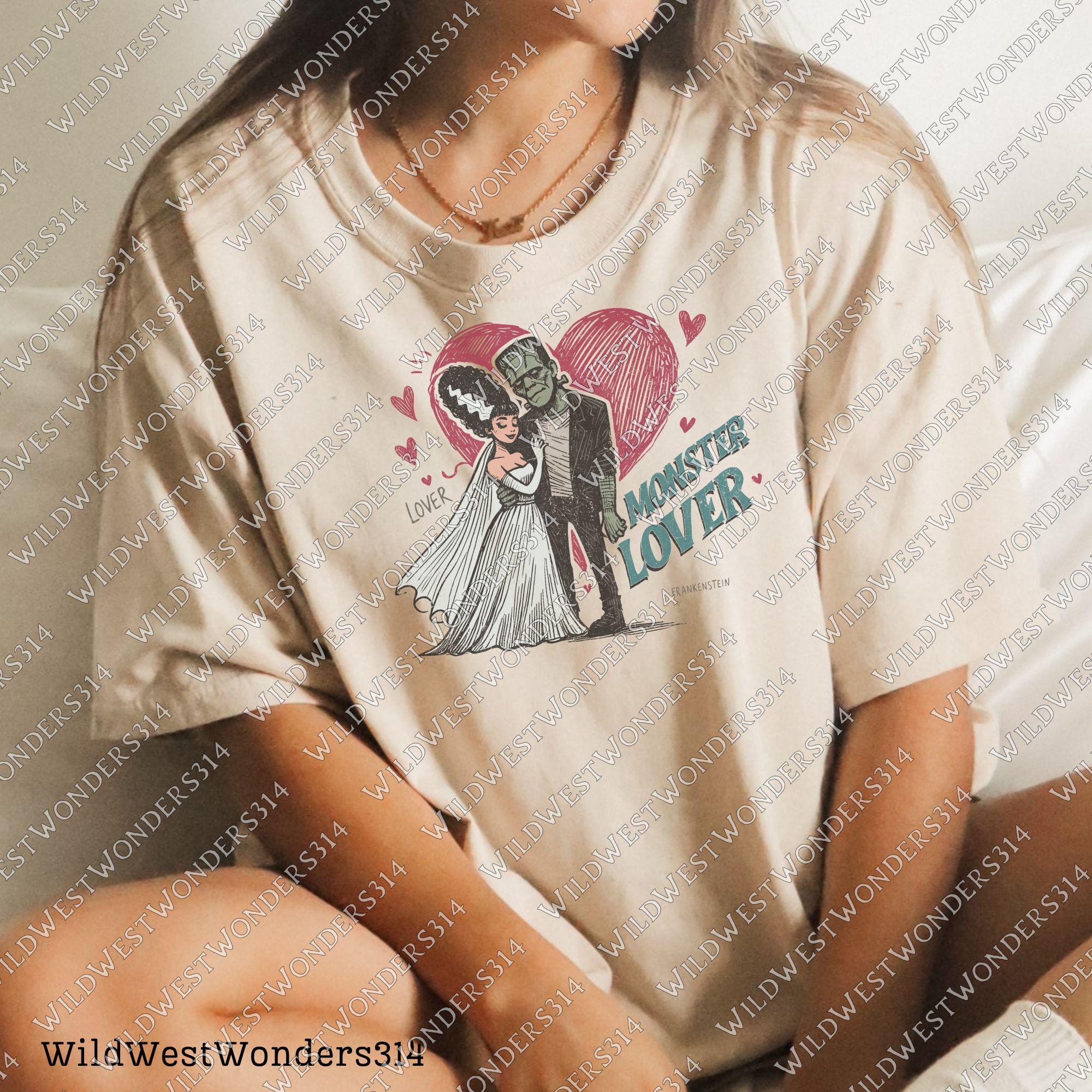frankenstein Lover Png, Monster Lover png, Vintage Halloween Shirt png, Halloween Horror movie png, Halloween png, Retro halloween png
