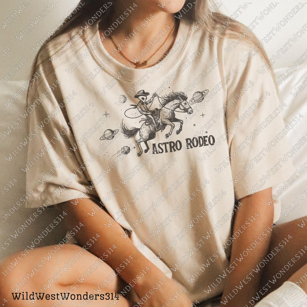 Astro Rodeo, Cowboy Space Western PNG, Alien Cowboy, Cosmic Cowboy, Space Cowboy, Vintage Cosmic Rodeo Png, Retro Cowboy Png, Space Western