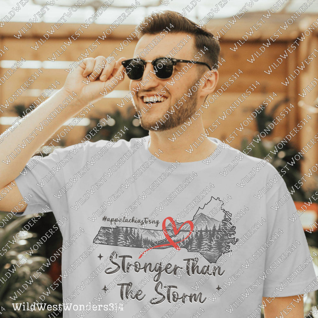 Stronger Than The Storm Png, Appalachia Strong PNG, Hurricane Helene, Virginia, Tennessee, North Caroline Hurricane PNG, Sublimation Design