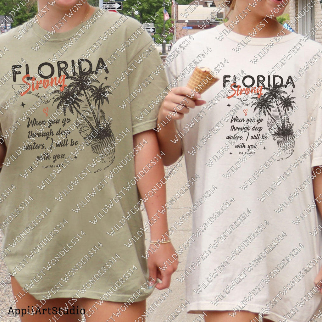 Florida Strong PNG, Pray for Tampa Bay PNG, Hurricane Milton Relief, Tampa Bay Strong, FL Hurricane Awareness, Sublimation Dtf Shirt Design