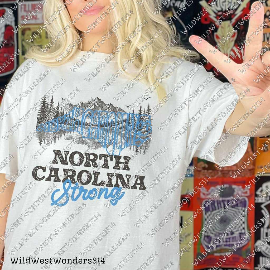 North Caroline Strong Png, Appalachia Strong PNG, Hurricane Helene, Virginia, Tennessee, Hurricane PNG, Sublimation Design Download, Western