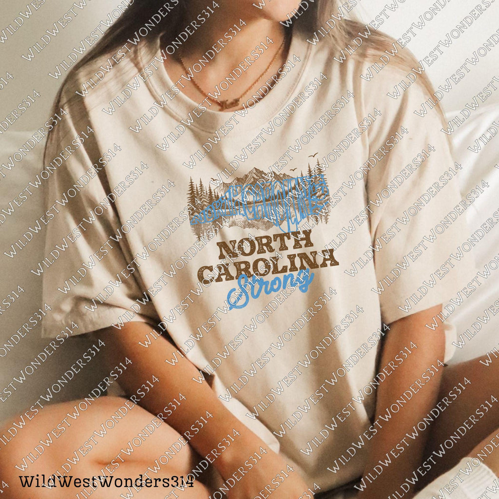 North Caroline Strong Png, Appalachia Strong PNG, Hurricane Helene, Virginia, Tennessee, Hurricane PNG, Sublimation Design Download, Western