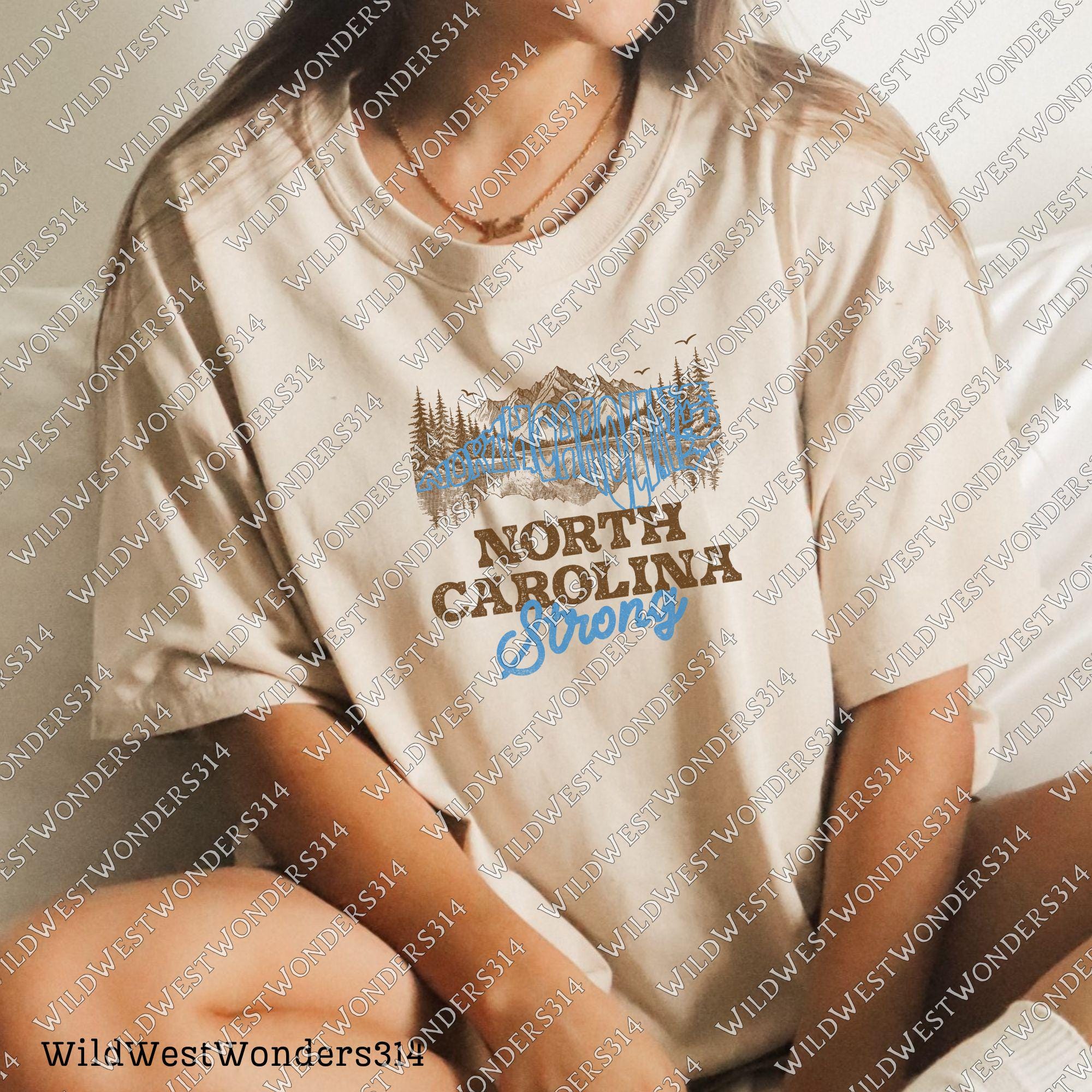North Caroline Strong Png, Appalachia Strong PNG, Hurricane Helene, Virginia, Tennessee, Hurricane PNG, Sublimation Design Download, Western