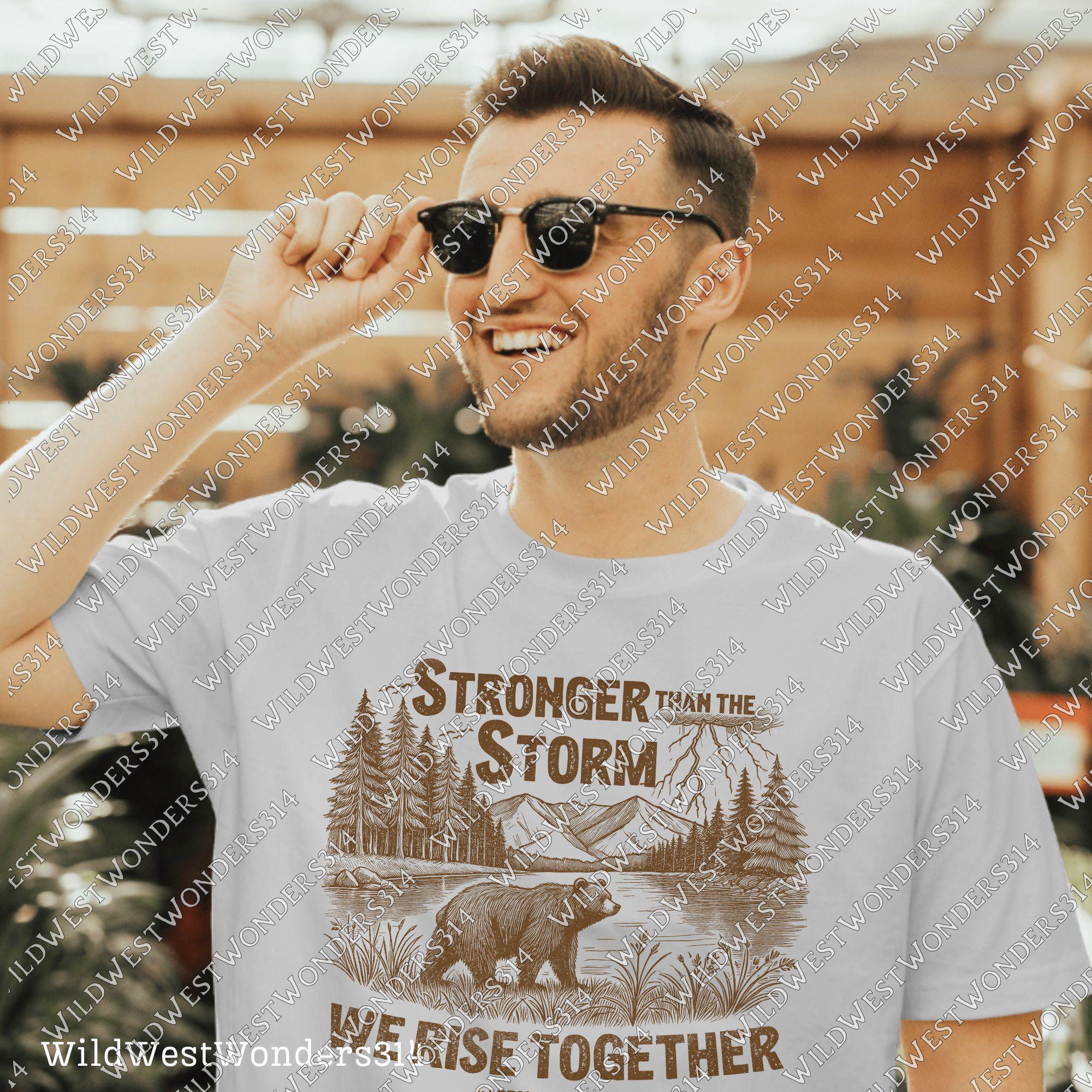 Stronger Than The Storm Png, Appalachia Strong PNG, Hurricane Helene, Virginia, Tennessee, North Caroline Hurricane PNG, Sublimation Design