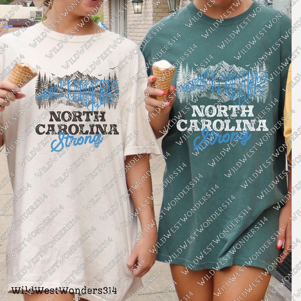 North Caroline Strong Png, Appalachia Strong PNG, Hurricane Helene, Virginia, Tennessee, Hurricane PNG, Sublimation Design Download, Western