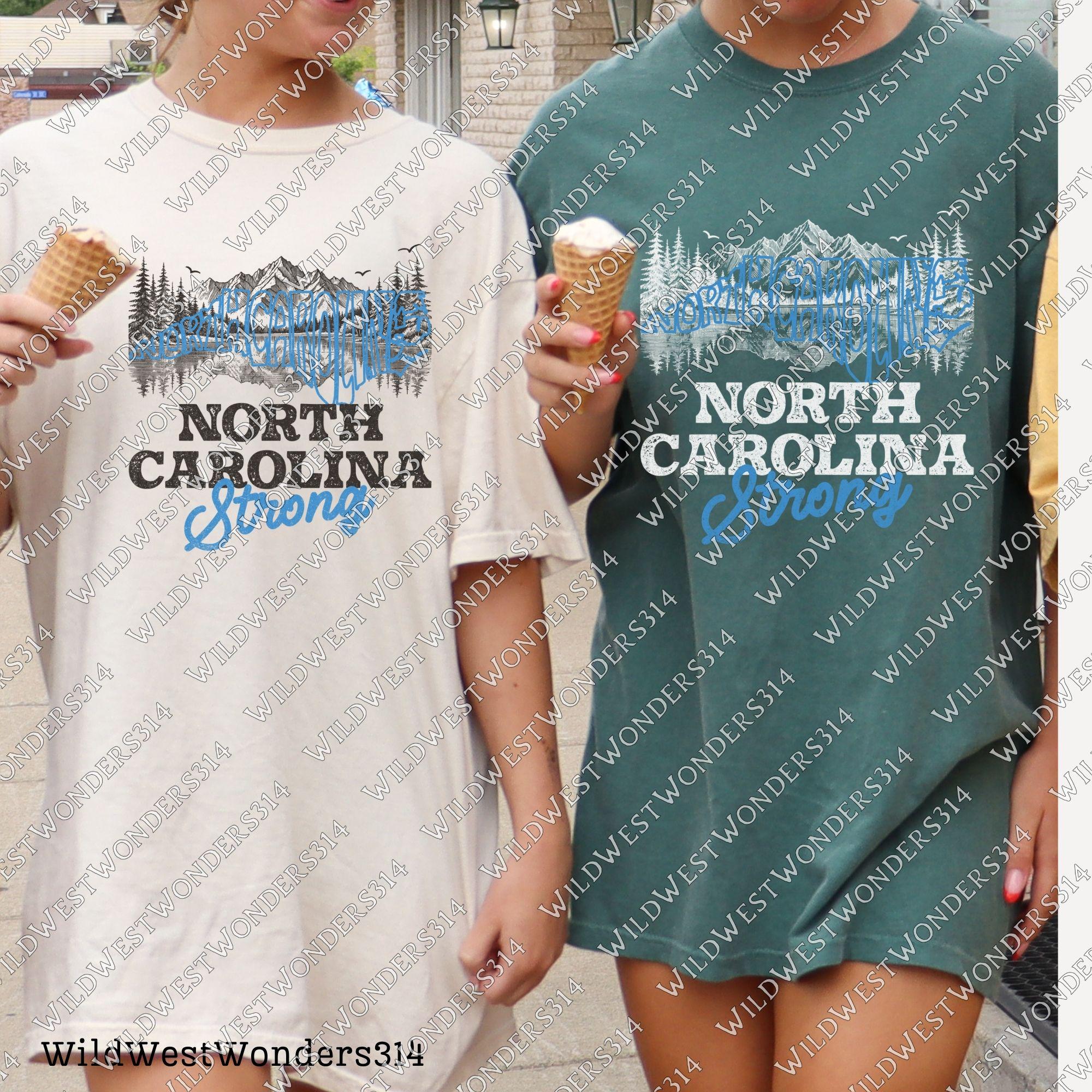 North Caroline Strong Png, Appalachia Strong PNG, Hurricane Helene, Virginia, Tennessee, Hurricane PNG, Sublimation Design Download, Western