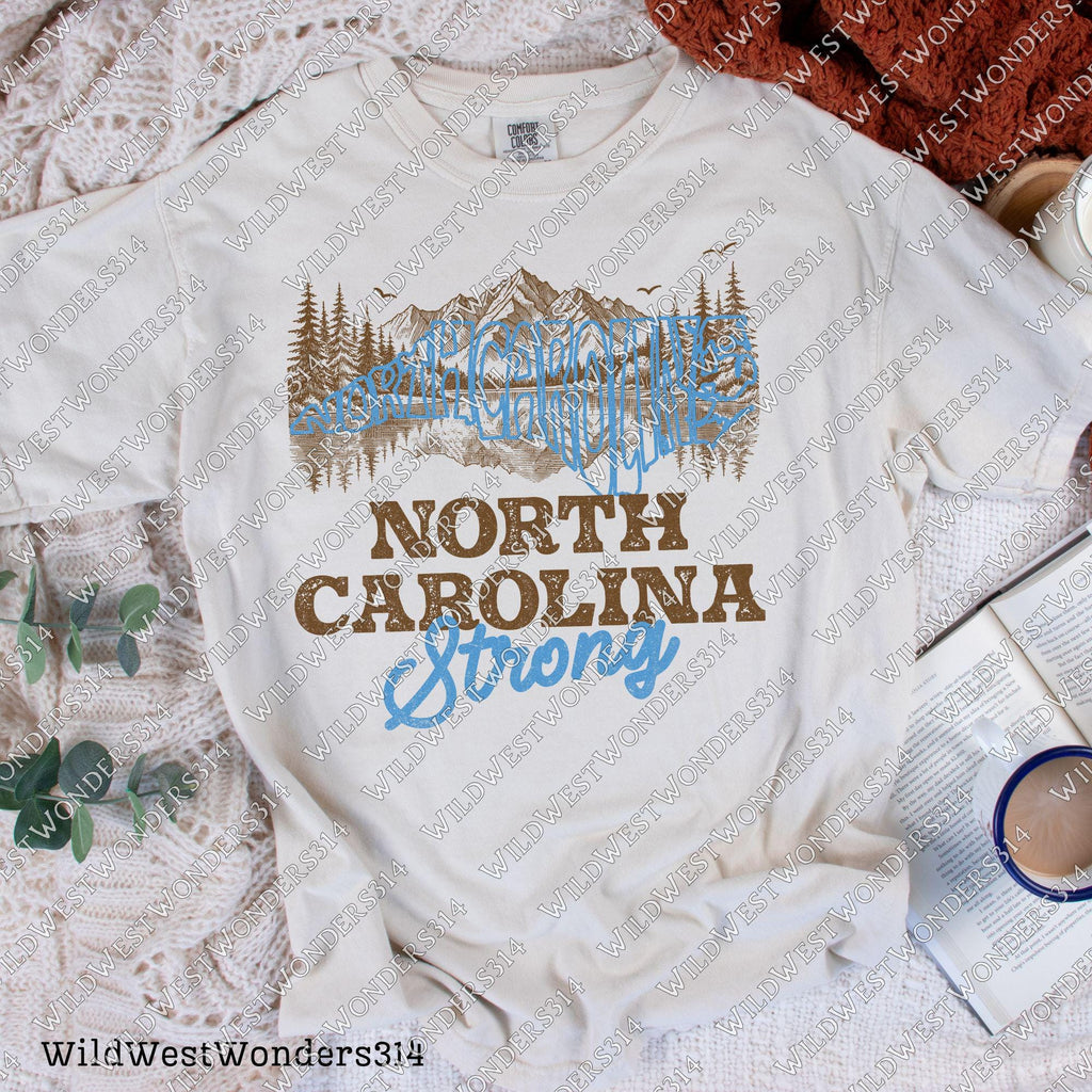 North Caroline Strong Png, Appalachia Strong PNG, Hurricane Helene, Virginia, Tennessee, Hurricane PNG, Sublimation Design Download, Western