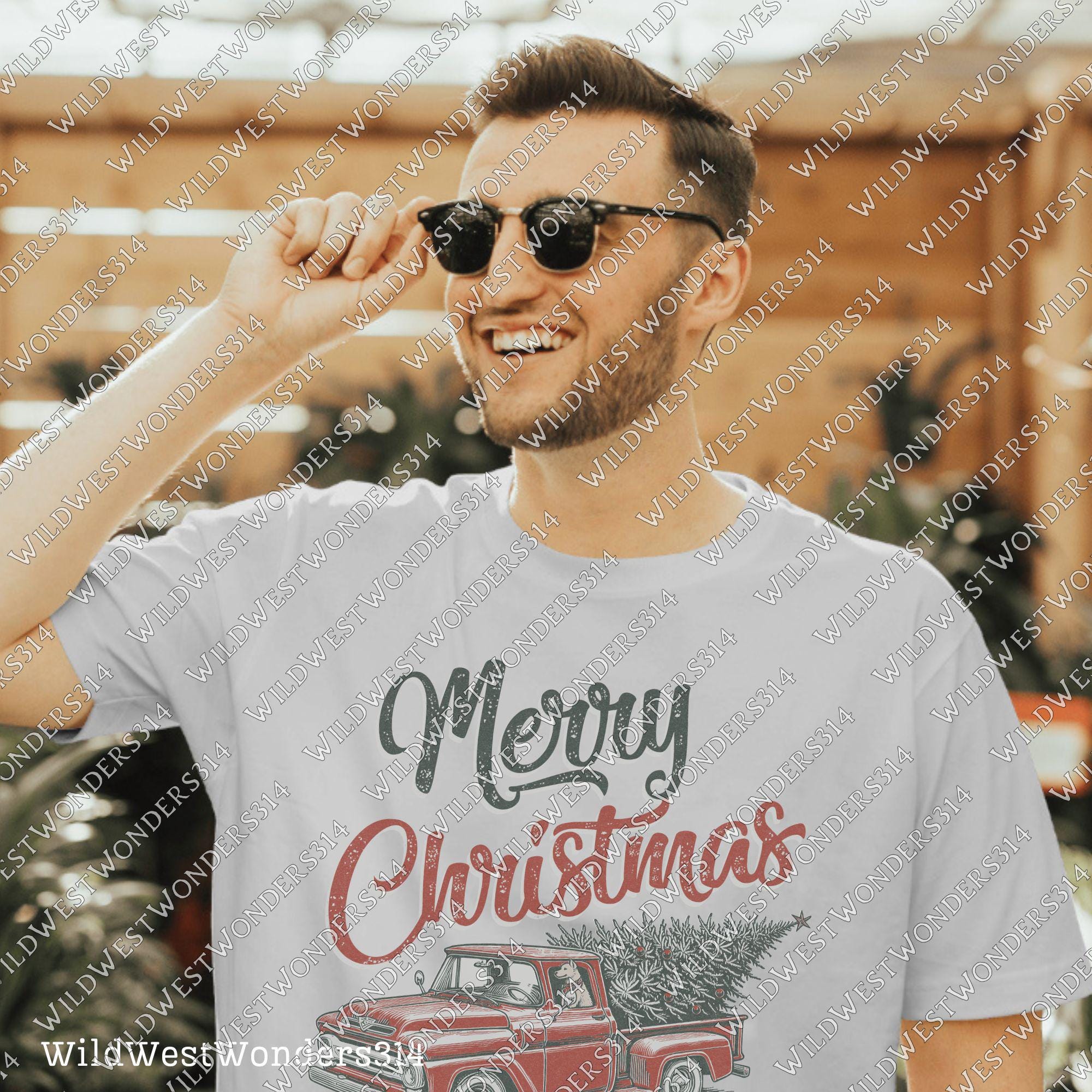 Western Christmas Sublimations, Designs Downloads, Farmhouse Christmas Png, Shirt Design Sublimation Downloads, Vintage Truck Christmas PNG