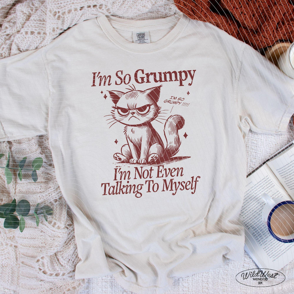 I'm So Grumpy Sarcastic PNG Funny Cat Sublimation Design PNG Funny Design Animal Humor Design Sarcastic Png Animal Sayings Instant Download