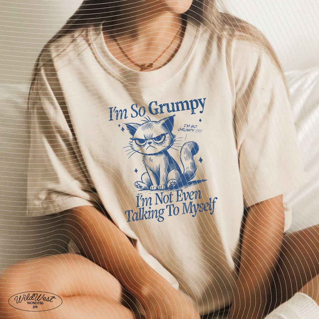 I'm So Grumpy Sarcastic PNG Funny Cat Sublimation Design PNG Funny Design Animal Humor Design Sarcastic Png Animal Sayings Instant Download
