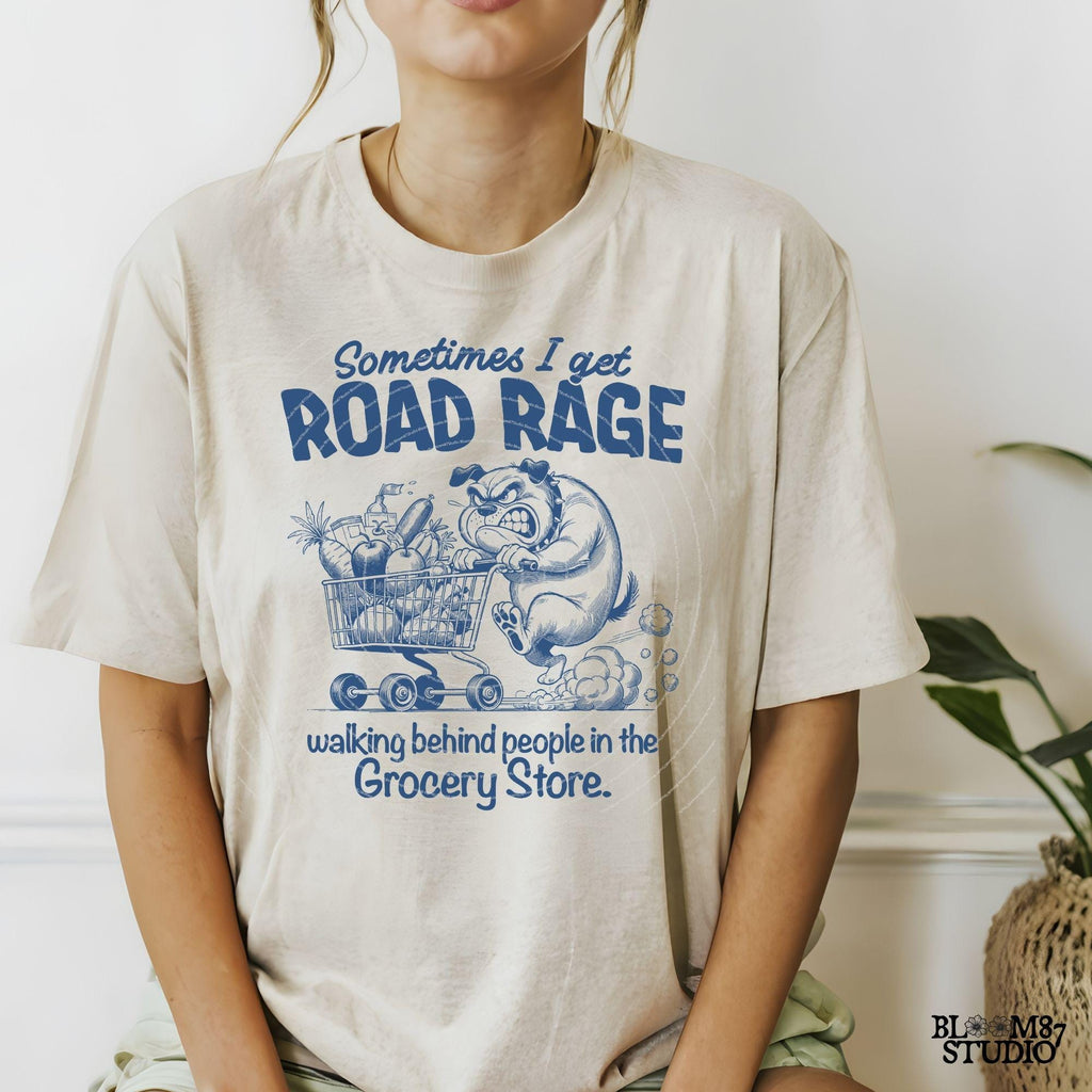 Funny Sublimation Dog PNG, Sometimes I Get Road Rage PNG, For Dog Lovers, Sarcastic Quote, Adult Humor, Mom, Dad, Sublimation Design Png