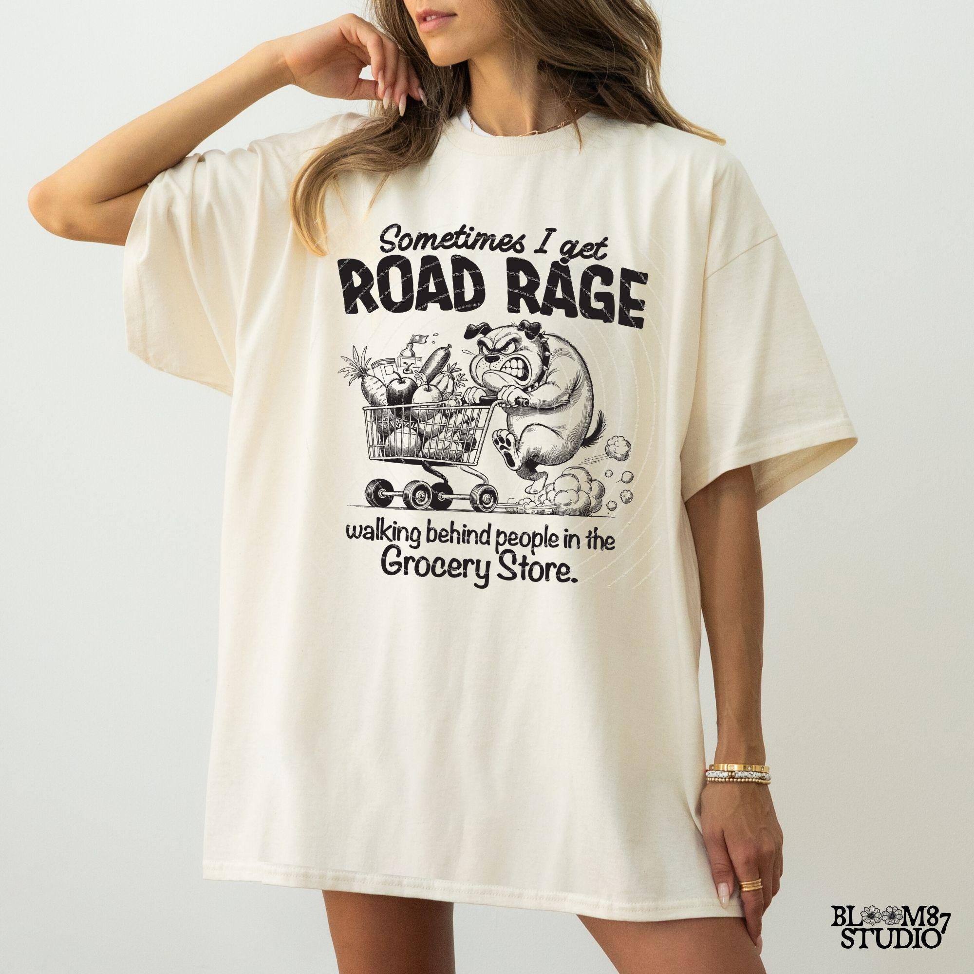 Funny Sublimation Dog PNG, Sometimes I Get Road Rage PNG, For Dog Lovers, Sarcastic Quote, Adult Humor, Mom, Dad, Sublimation Design Png