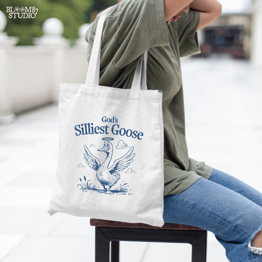 God's Silliest Goose, Funny Goose, Funny Silly Goose, Graphic Vintage, Animal Sayings, Instant Download, Sublimation Design for Tees & More!