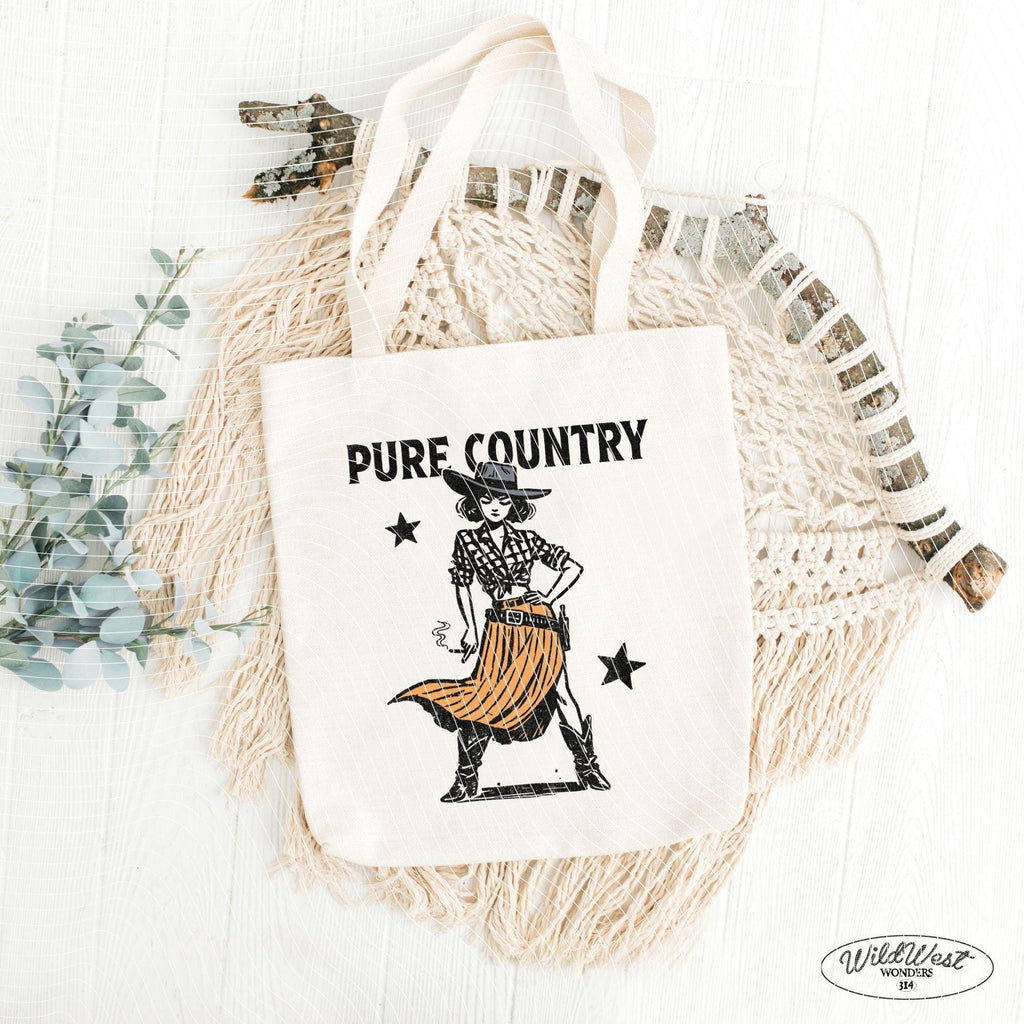 Pure Country Cowgirl PNG Western Cowgirl PNG Trendy Vintage Comic Gift for Her Sublimation Graphic for Tees Wall art, Stickers, Tote Bags