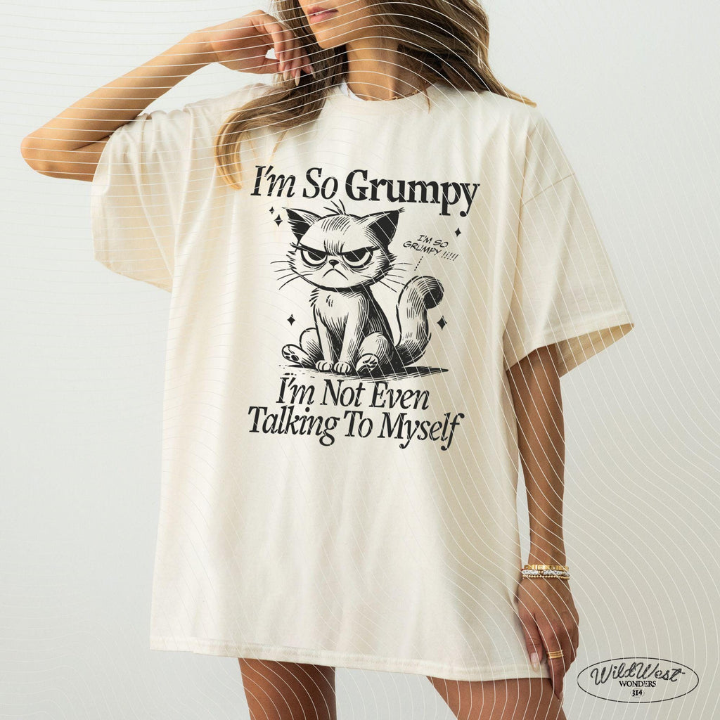I'm So Grumpy Sarcastic PNG Funny Cat Sublimation Design PNG Funny Design Animal Humor Design Sarcastic Png Animal Sayings Instant Download