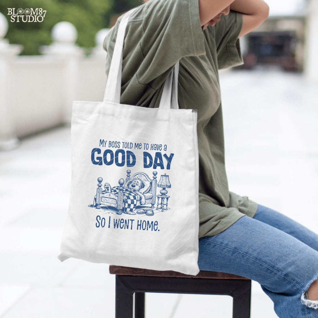 My Boss Told Me To Have A Nice Day PNG, Sublimation Design, Lazy Dog, Cartoon Printable Dog, Office Humor, Sarcastic Saying Digital Download