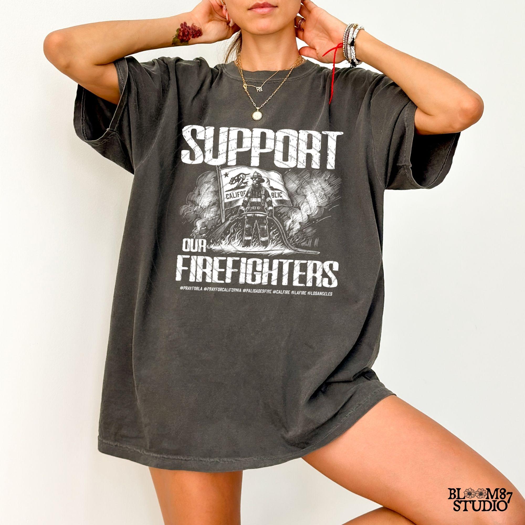 Support Our Firefighters, California Strong Png, Pray For Los Angeles California Png, Los Angeles Wildfires, Hollywood Hills, wildfire Png
