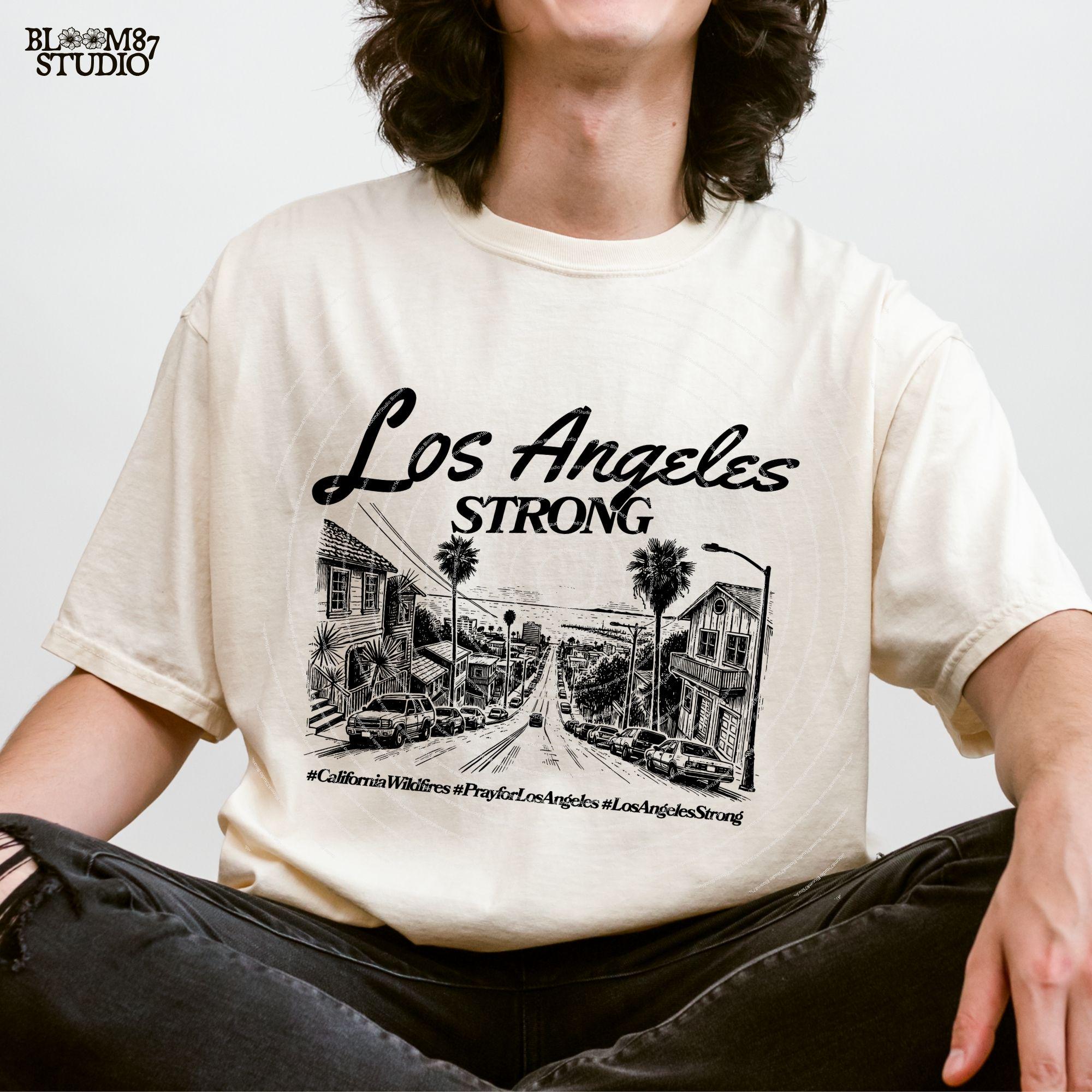 Pray For LA Png, Pray For Los Angeles California Png, Los Angeles Wildfires, Pray for California, California wildfire, California Strong Png