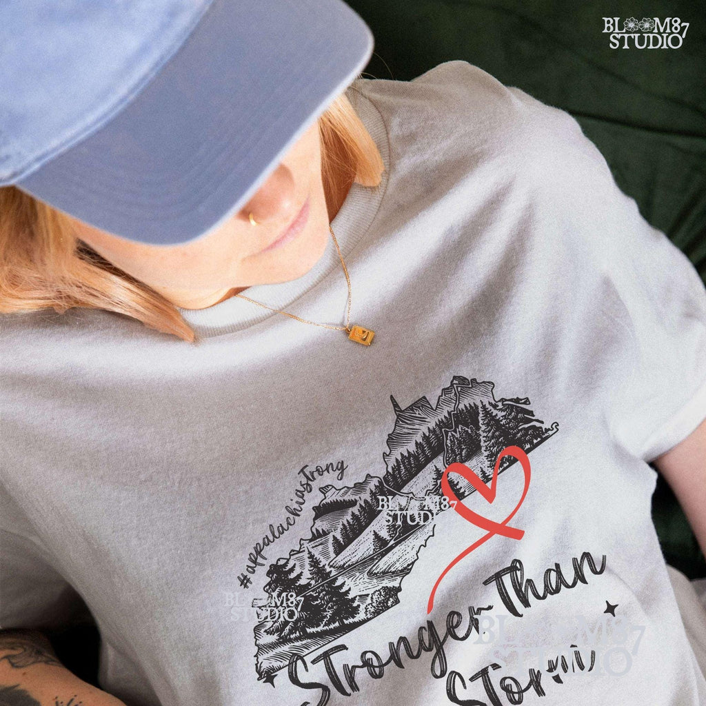 Stronger Than The Storm Png, Appalachia Strong png, Virginia (VA), Kentucky (KY), Tennessee (TENN), and West Virginia png,Sublimation Design