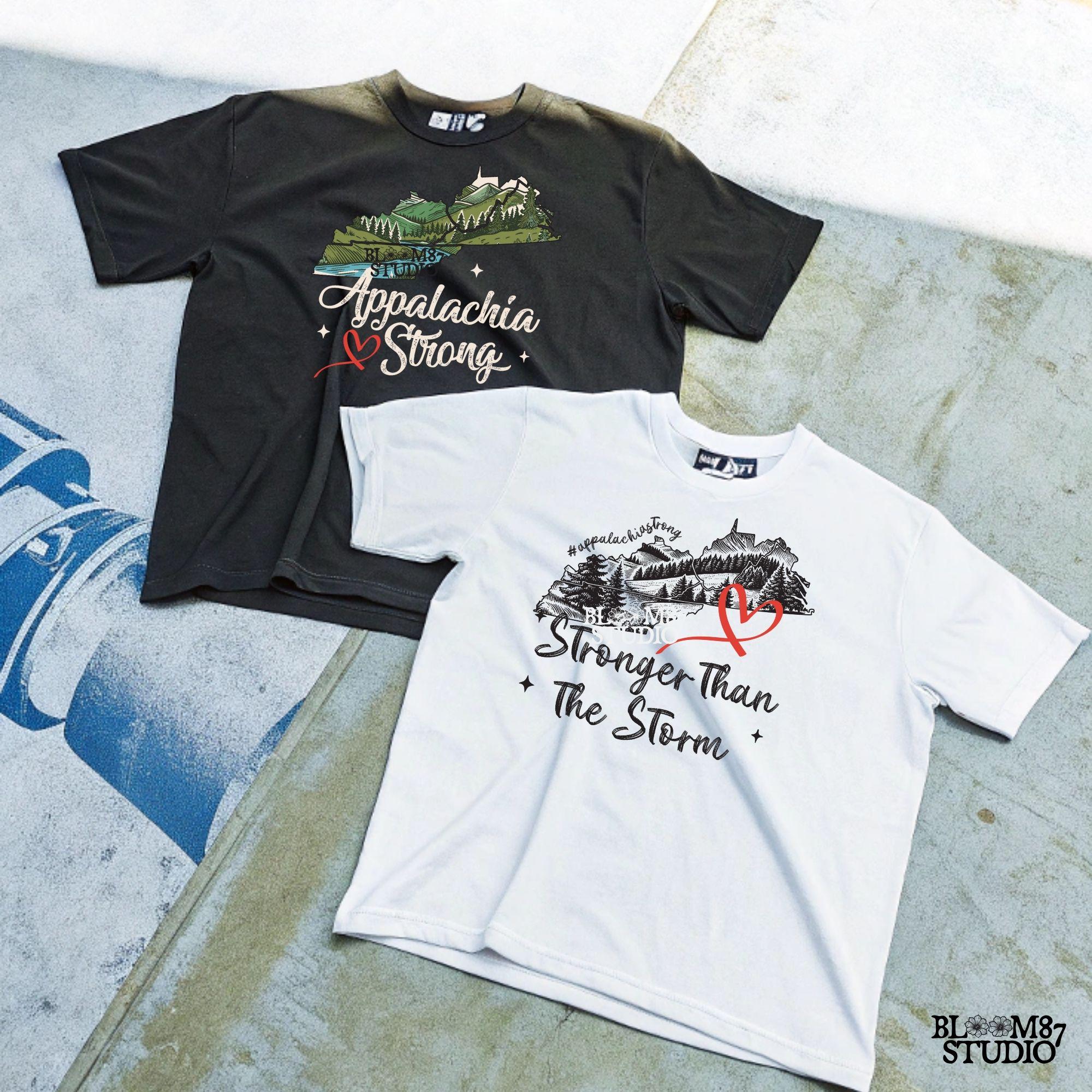 Stronger Than The Storm Png, Appalachia Strong png, Virginia (VA), Kentucky (KY), Tennessee (TENN), and West Virginia png,Sublimation Design