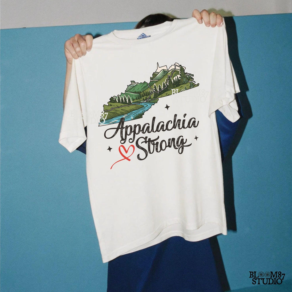 Appalachia Strong Png, Virginia, Kentucky (KY) Png, Tennessee (TENN), West Virginia (W. VA.) Png, Sublimation Design Download Shirt Design
