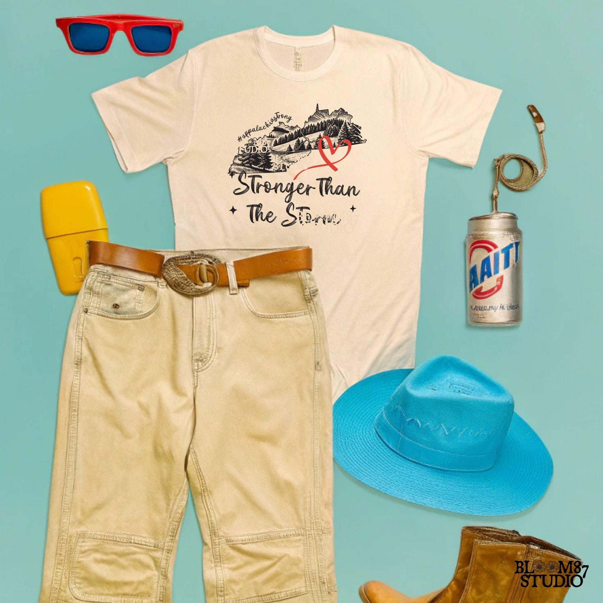 Stronger Than The Storm Png, Appalachia Strong png, Virginia (VA), Kentucky (KY), Tennessee (TENN), and West Virginia png,Sublimation Design