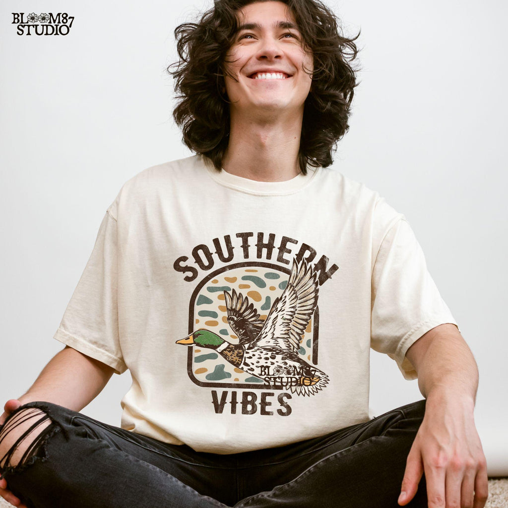 Perfect for duck hunting fans, sporting brands, and outdoor outfitters looking for a unique and rugged wildlife design.