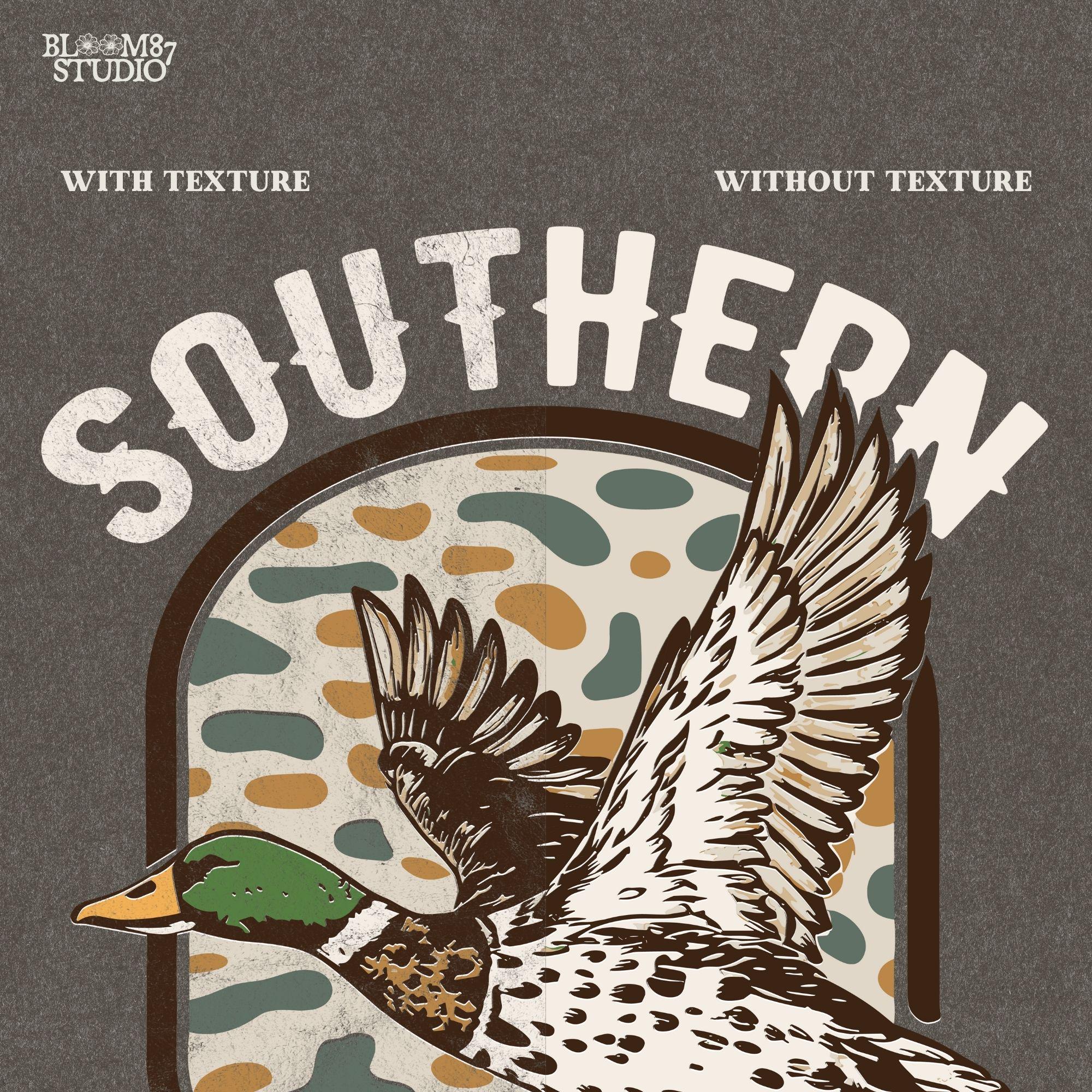 Camouflage hunting-themed sublimation design, great for t-shirts, hoodies, truck decals, and outdoor gear.